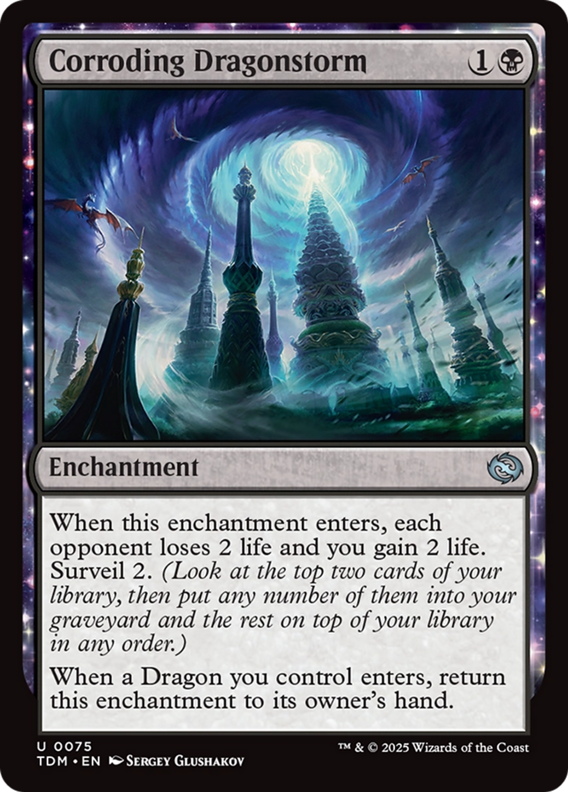 Corroding Dragonstorm — Tarkir: Dragonstorm — Magic: The Gathering