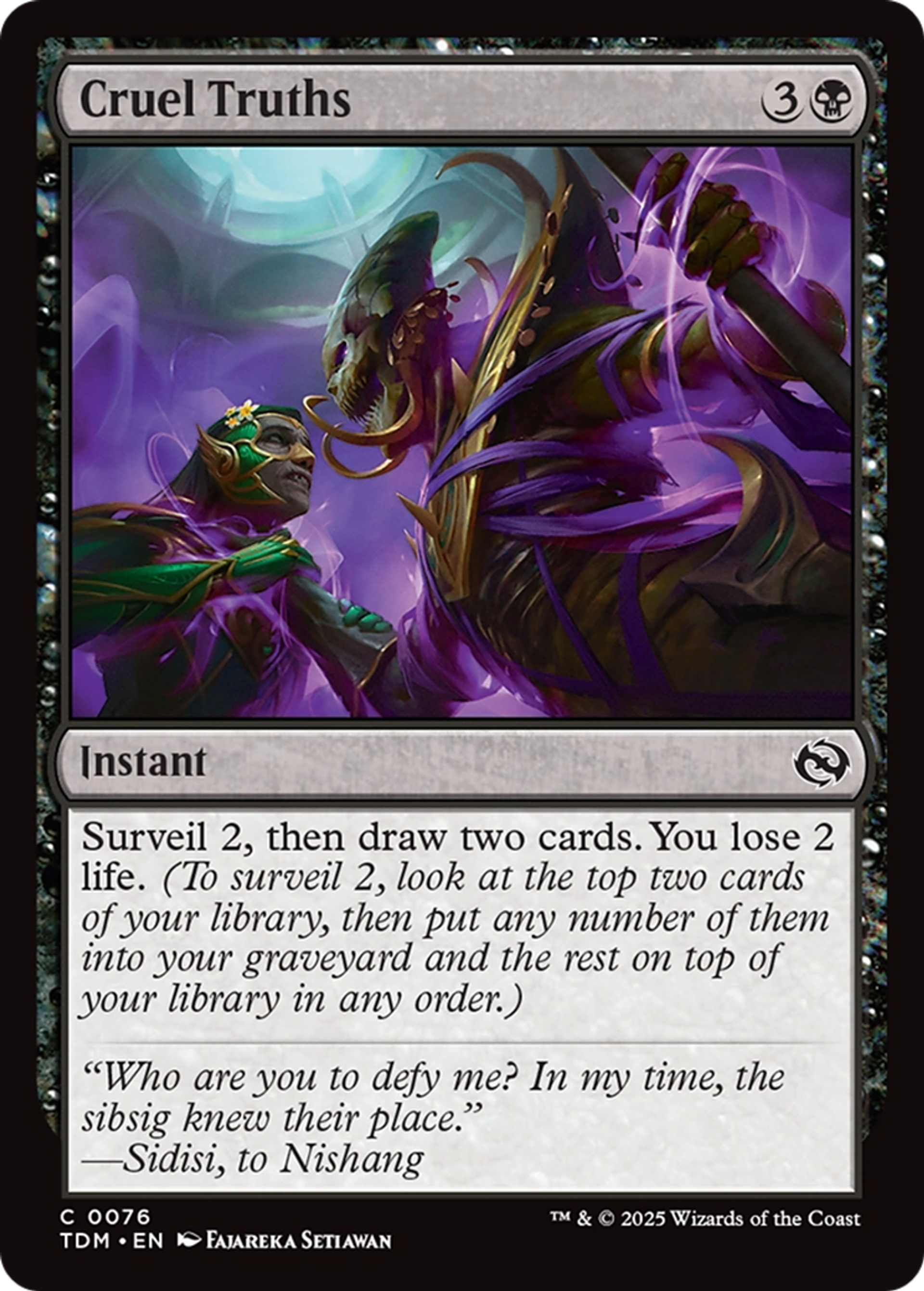 Cruel Truths — Tarkir: Dragonstorm — Magic: The Gathering