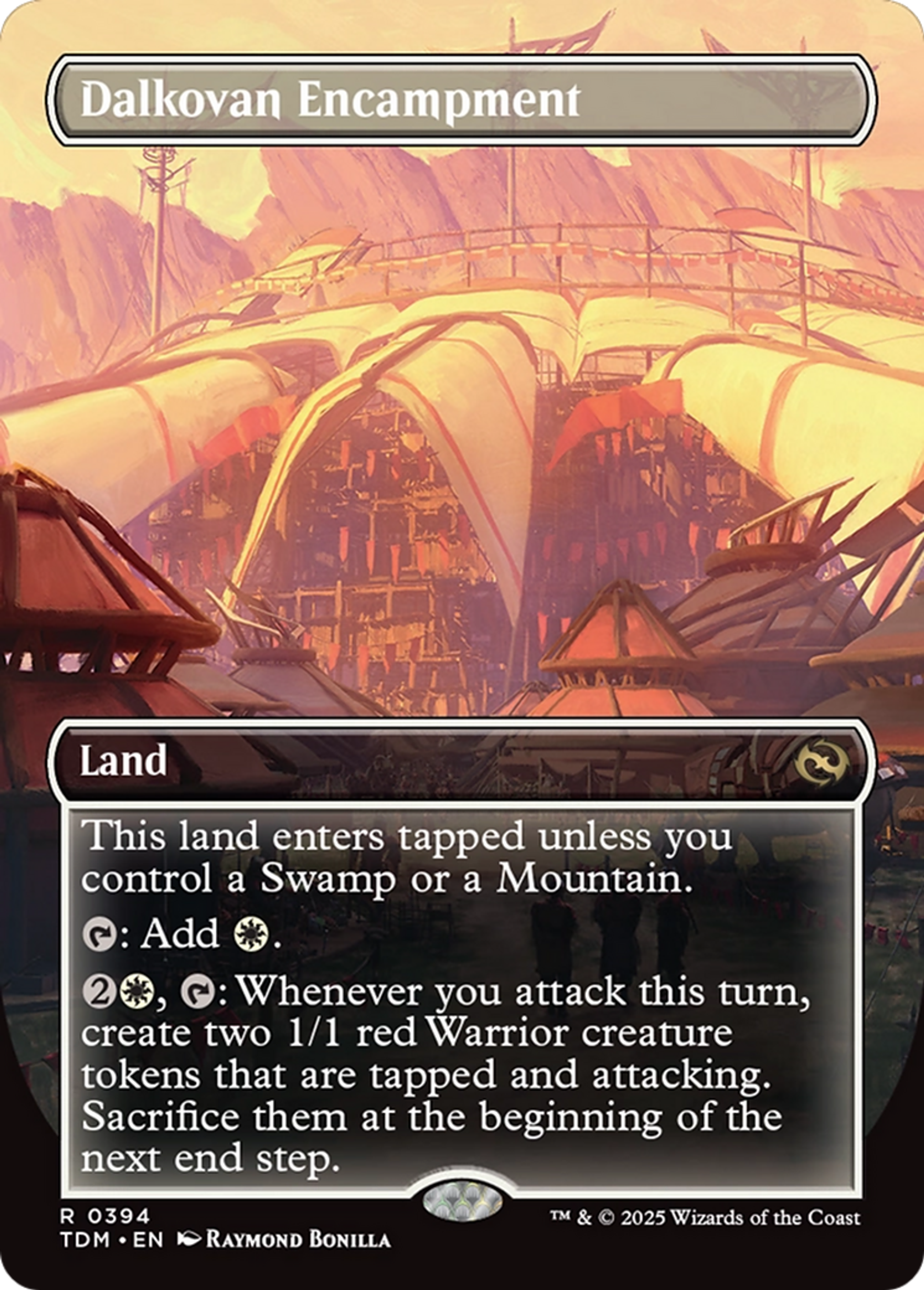 Dalkovan Encampment — Tarkir: Dragonstorm — Magic: The Gathering