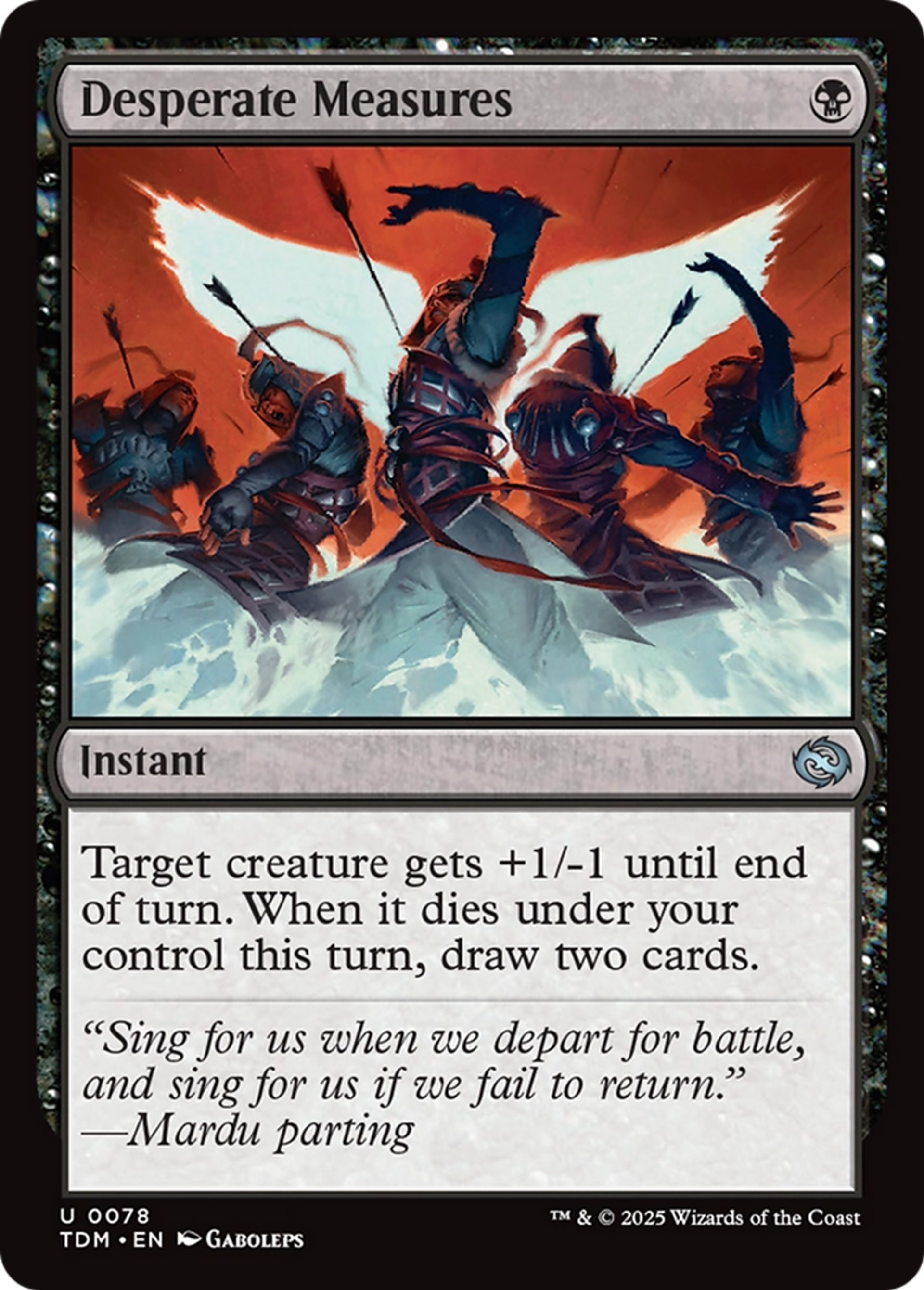 Desperate Measures — Tarkir: Dragonstorm — Magic: The Gathering