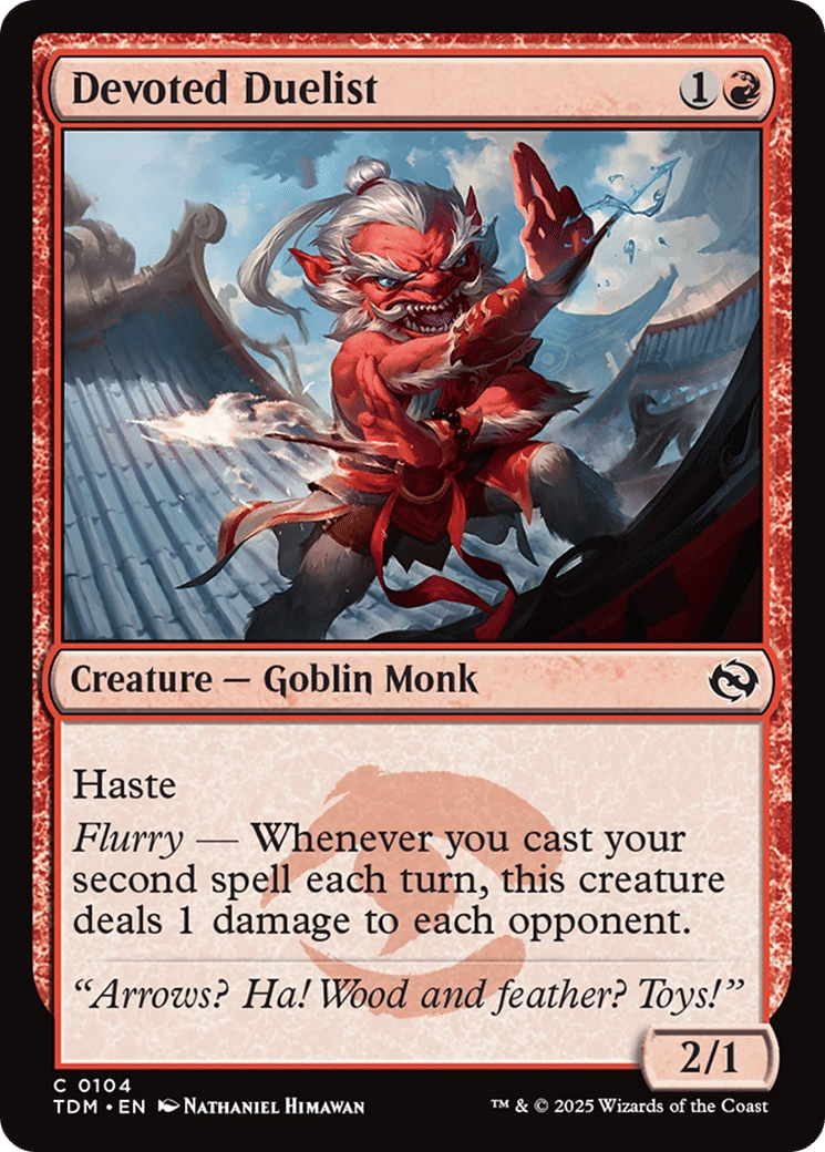 Devoted Duelist — Tarkir: Dragonstorm — Magic: The Gathering