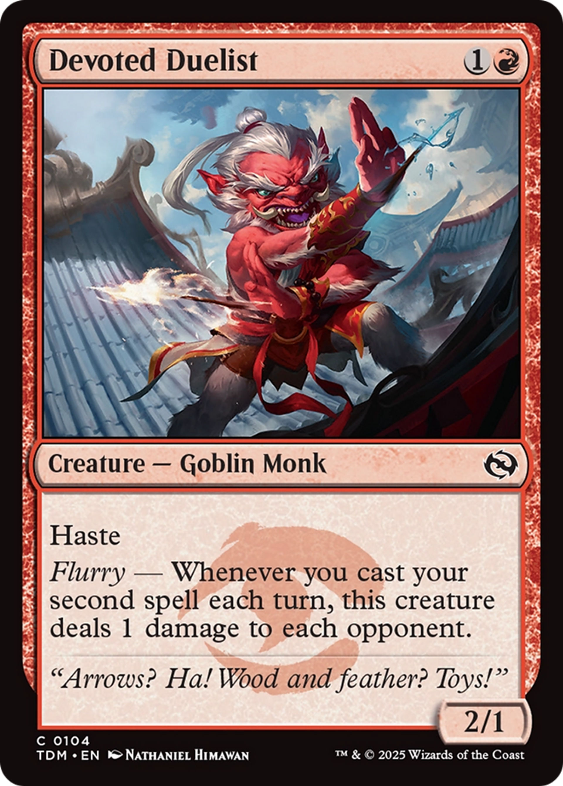 Devoted Duelist — Tarkir: Dragonstorm — Magic: The Gathering
