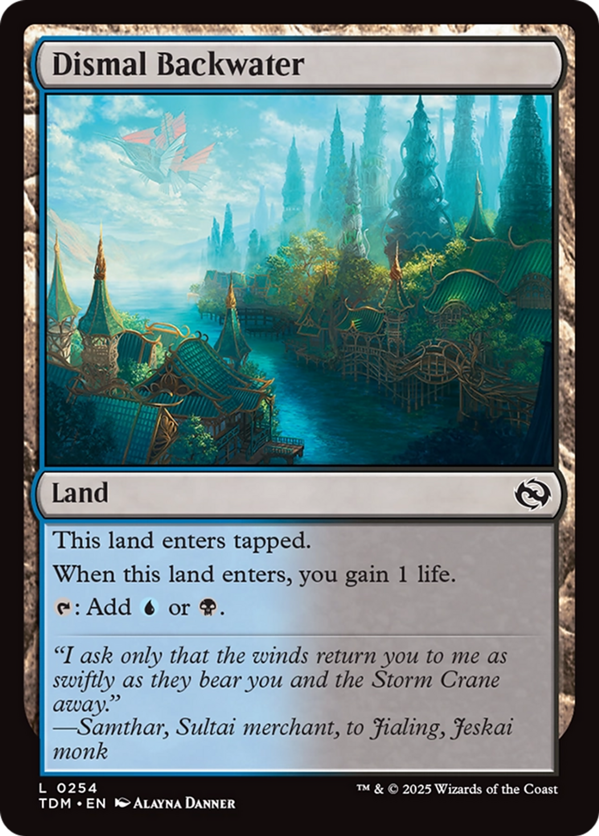 Dismal Backwater — Tarkir: Dragonstorm — Magic: The Gathering