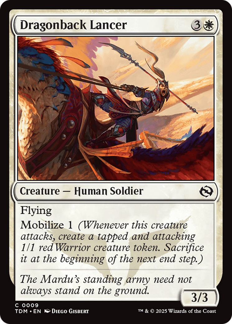 Dragonback Lancer — Tarkir: Dragonstorm — Magic: The Gathering