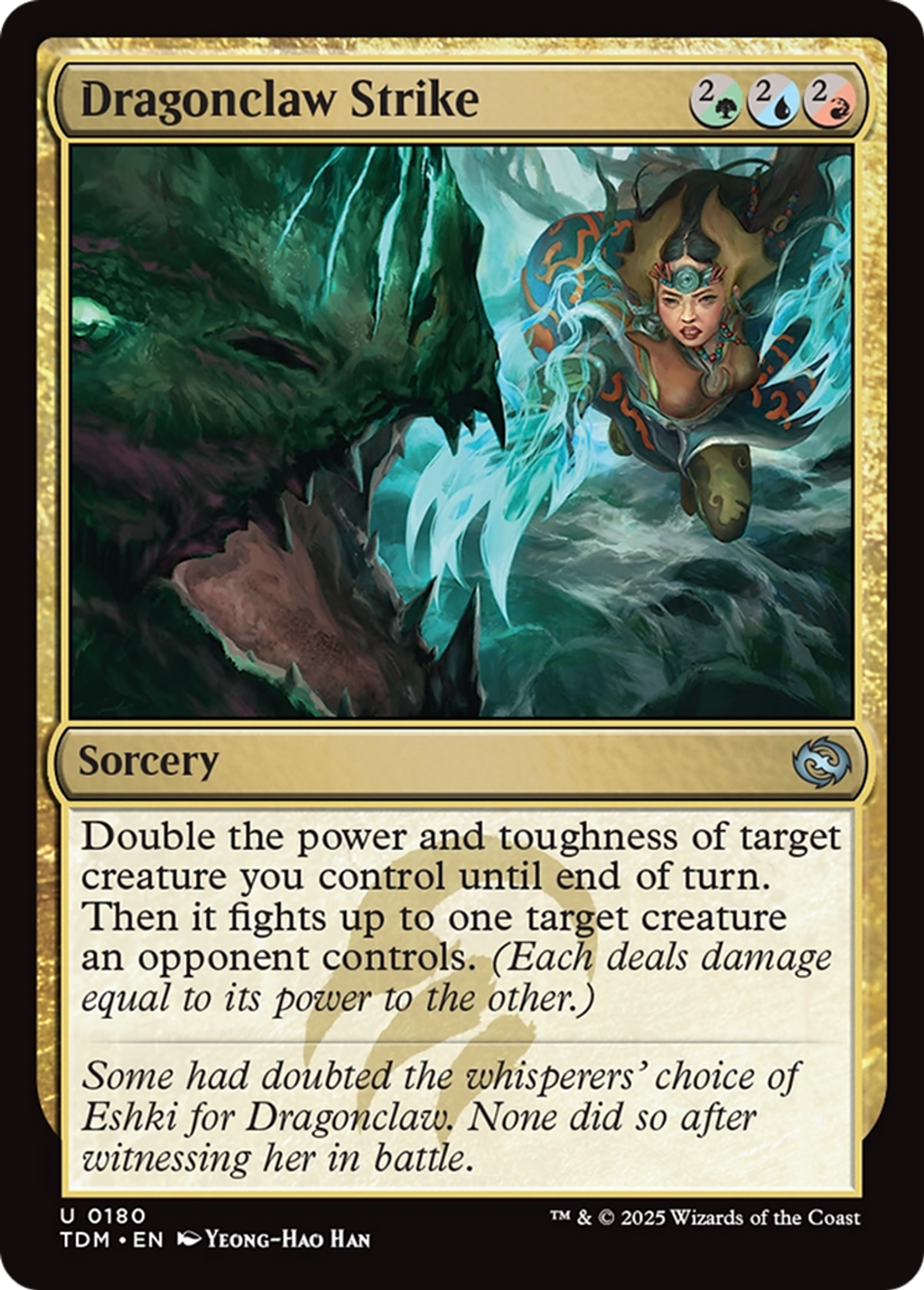 Dragonclaw Strike — Tarkir: Dragonstorm — Magic: The Gathering