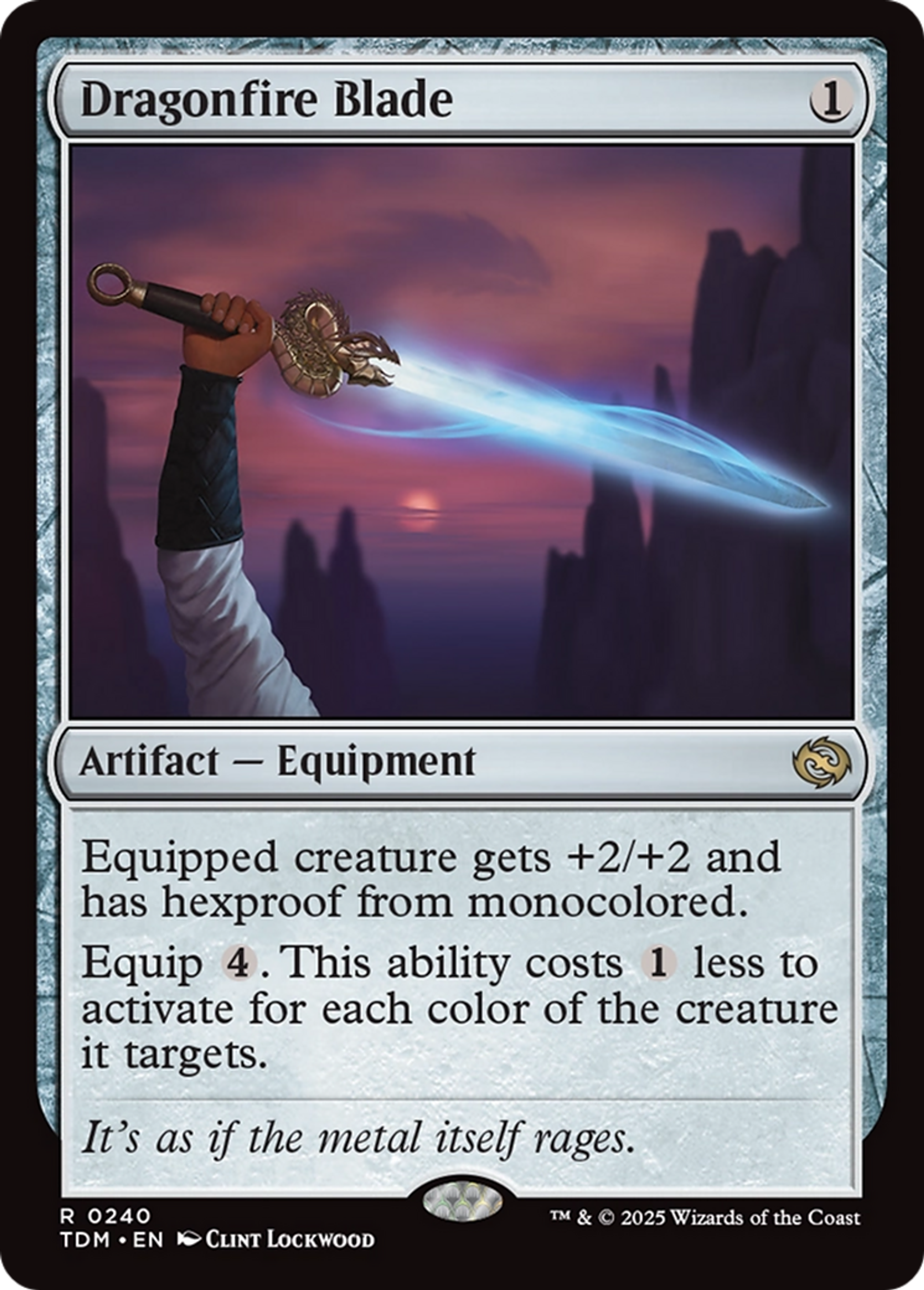 Lame de feu des dragons — Tarkir: Dragonstorm — Magic: The Gathering