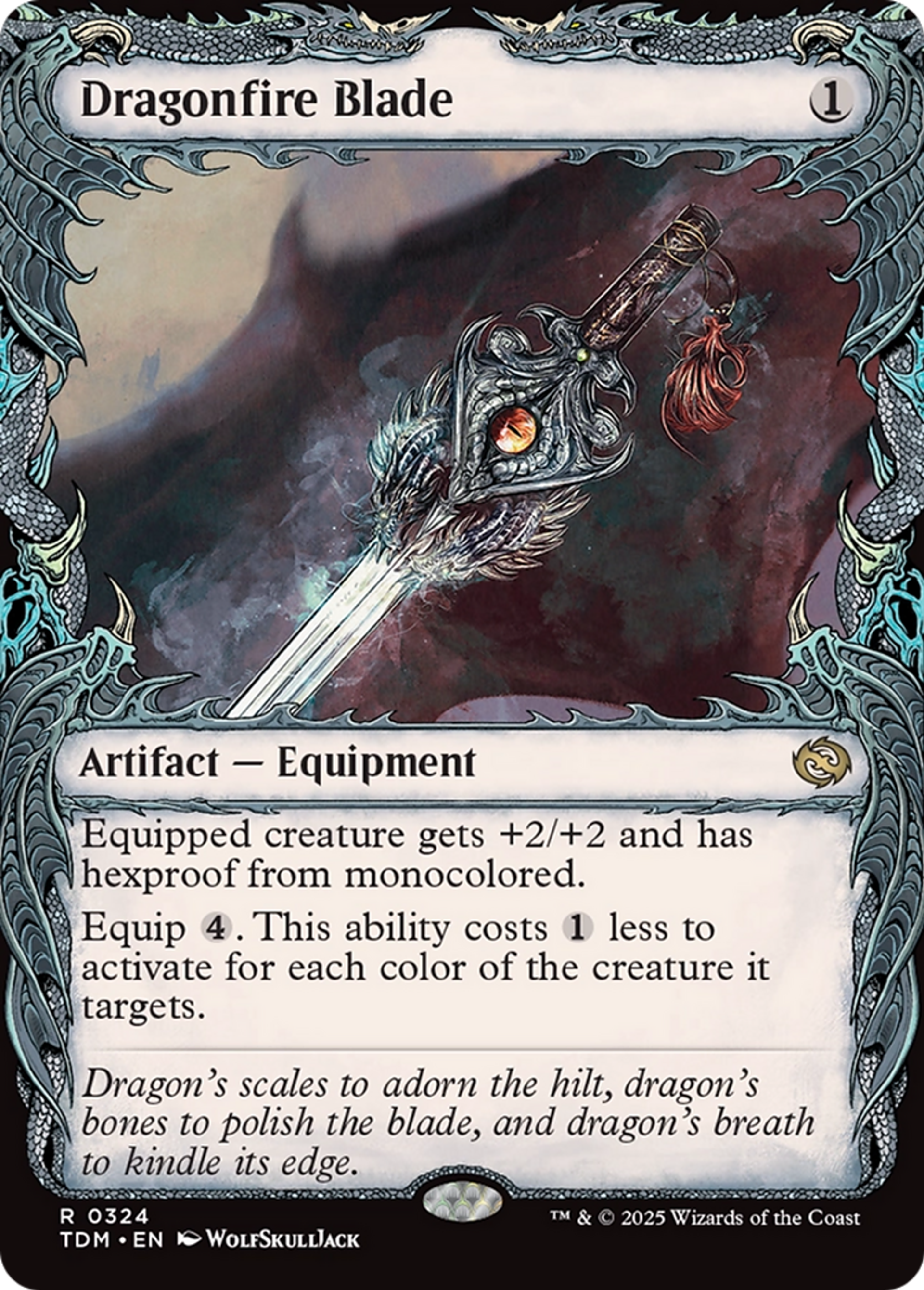 Lame de feu des dragons — Tarkir: Dragonstorm — Magic: The Gathering