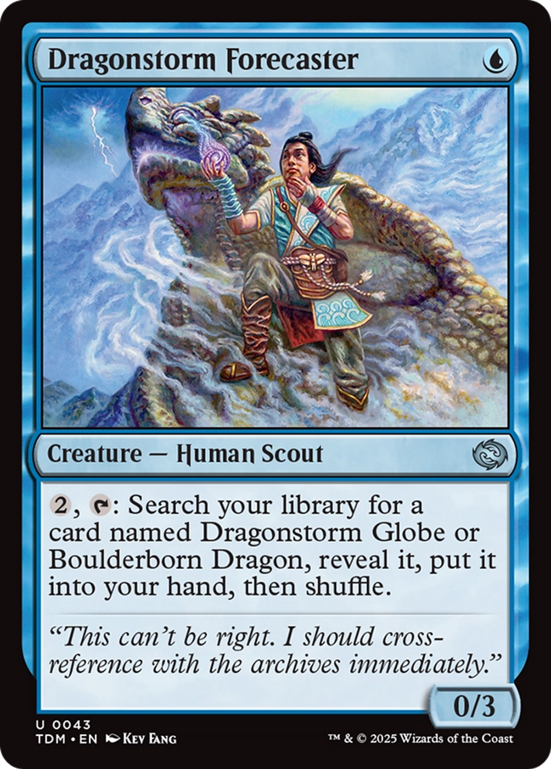 Dragonstorm Forecaster — Tarkir: Dragonstorm — Magic: The Gathering