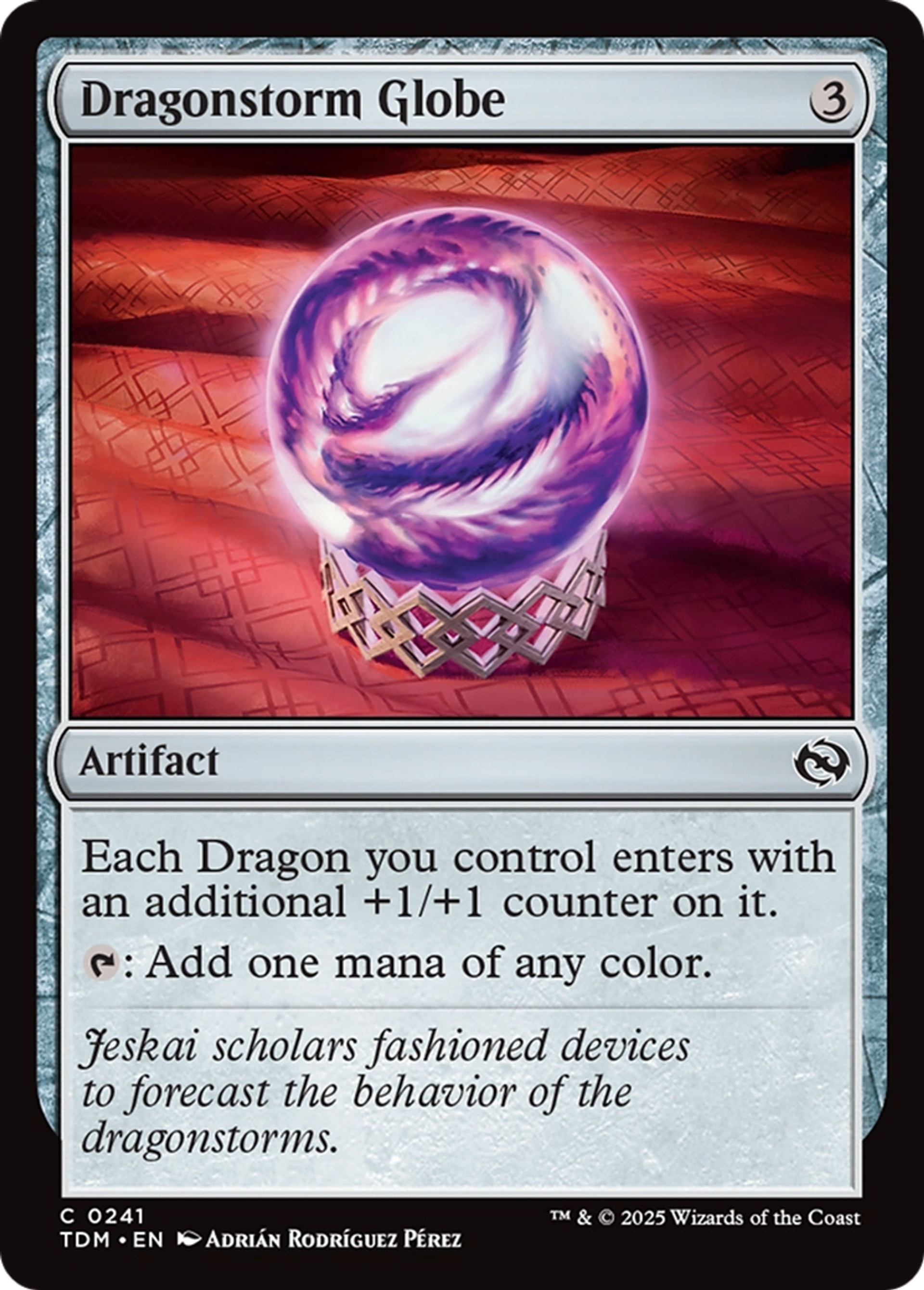 Globe d'orage des dragons — Tarkir: Dragonstorm — Magic: The Gathering