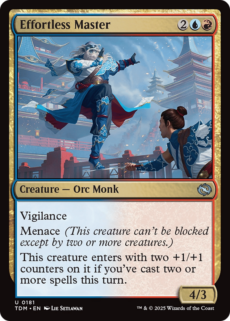 Effortless Master — Tarkir: Dragonstorm — Magic: The Gathering