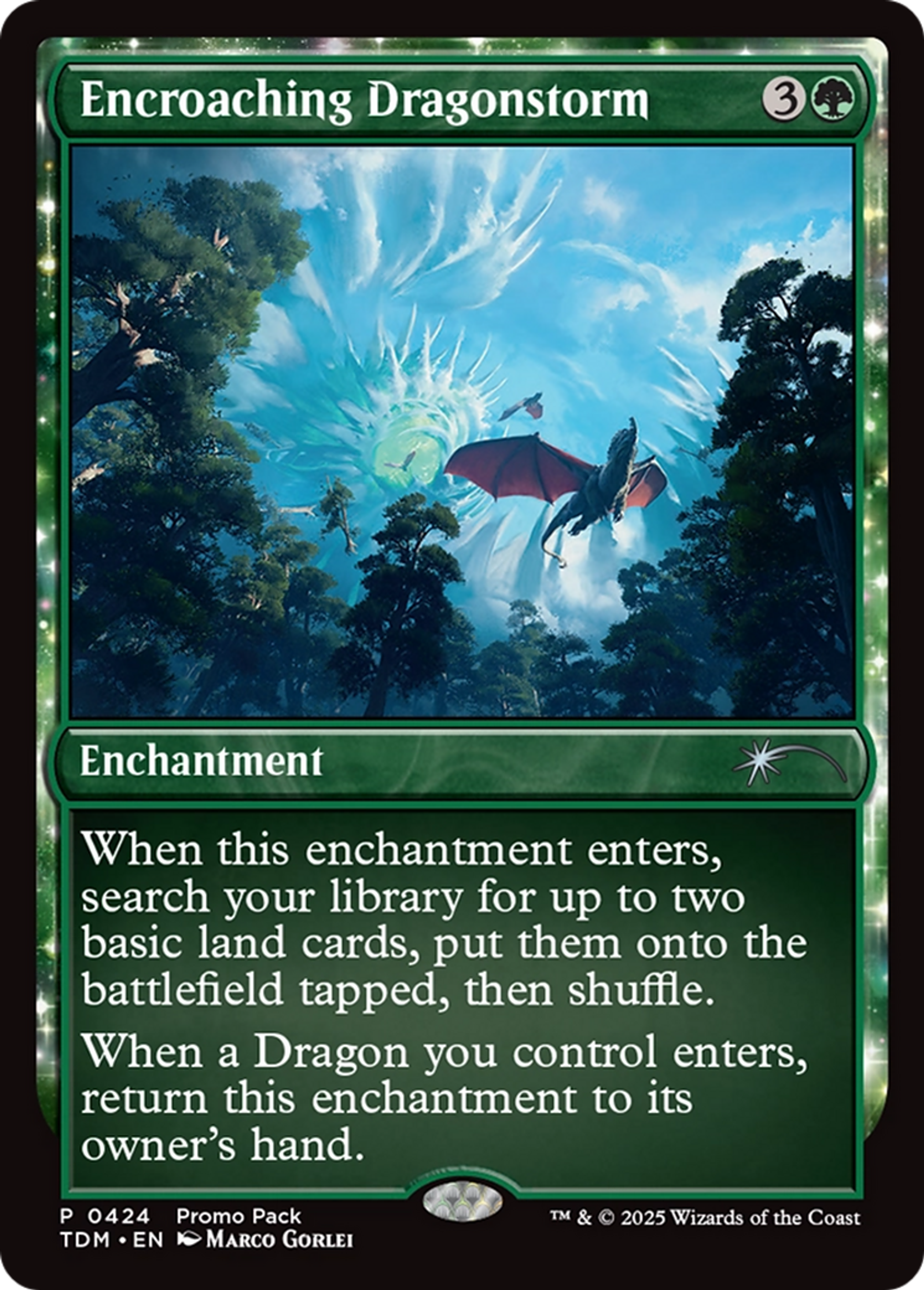 Encroaching Dragonstorm — Tarkir: Dragonstorm — Magic: The Gathering