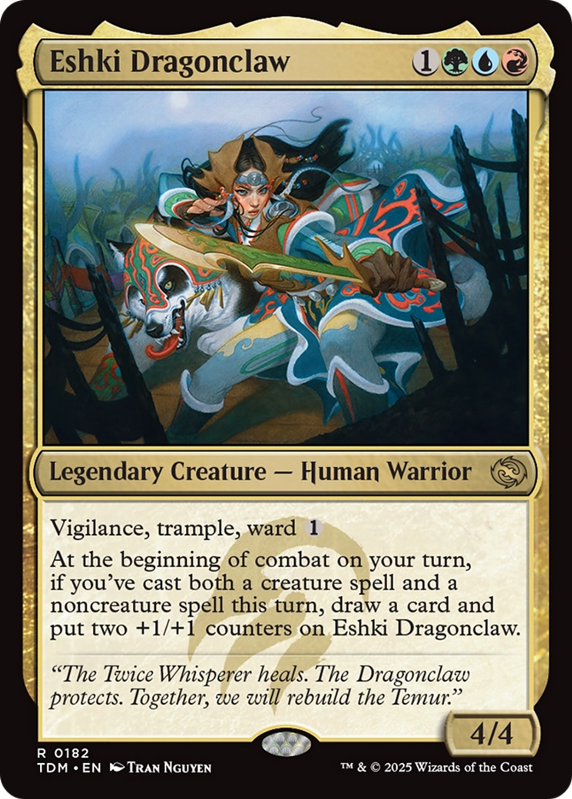Eshki Dragonclaw — Tarkir: Dragonstorm — Magic: The Gathering