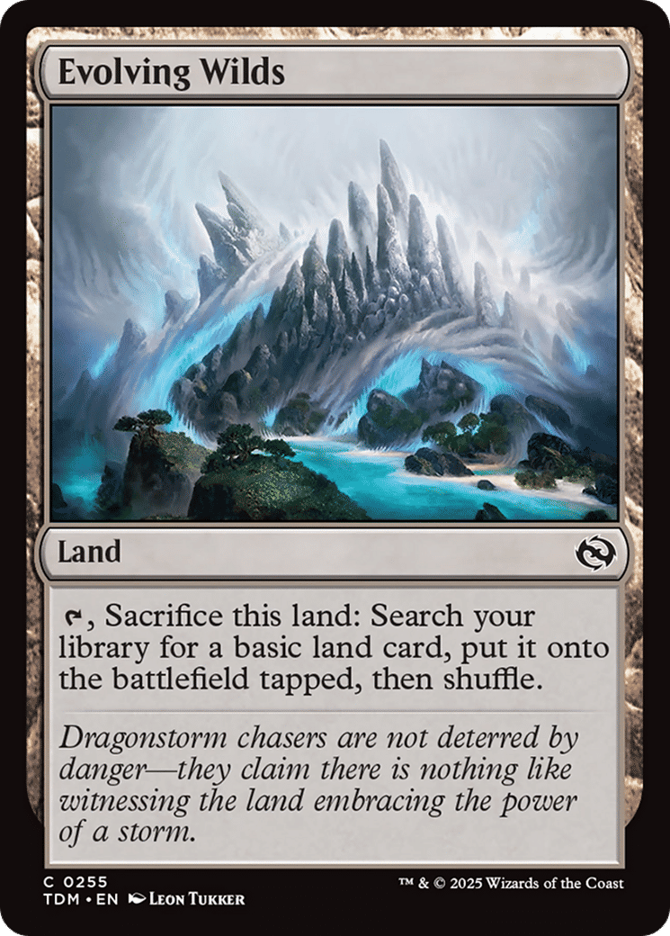 Evolving Wilds — Tarkir: Dragonstorm — Magic: The Gathering