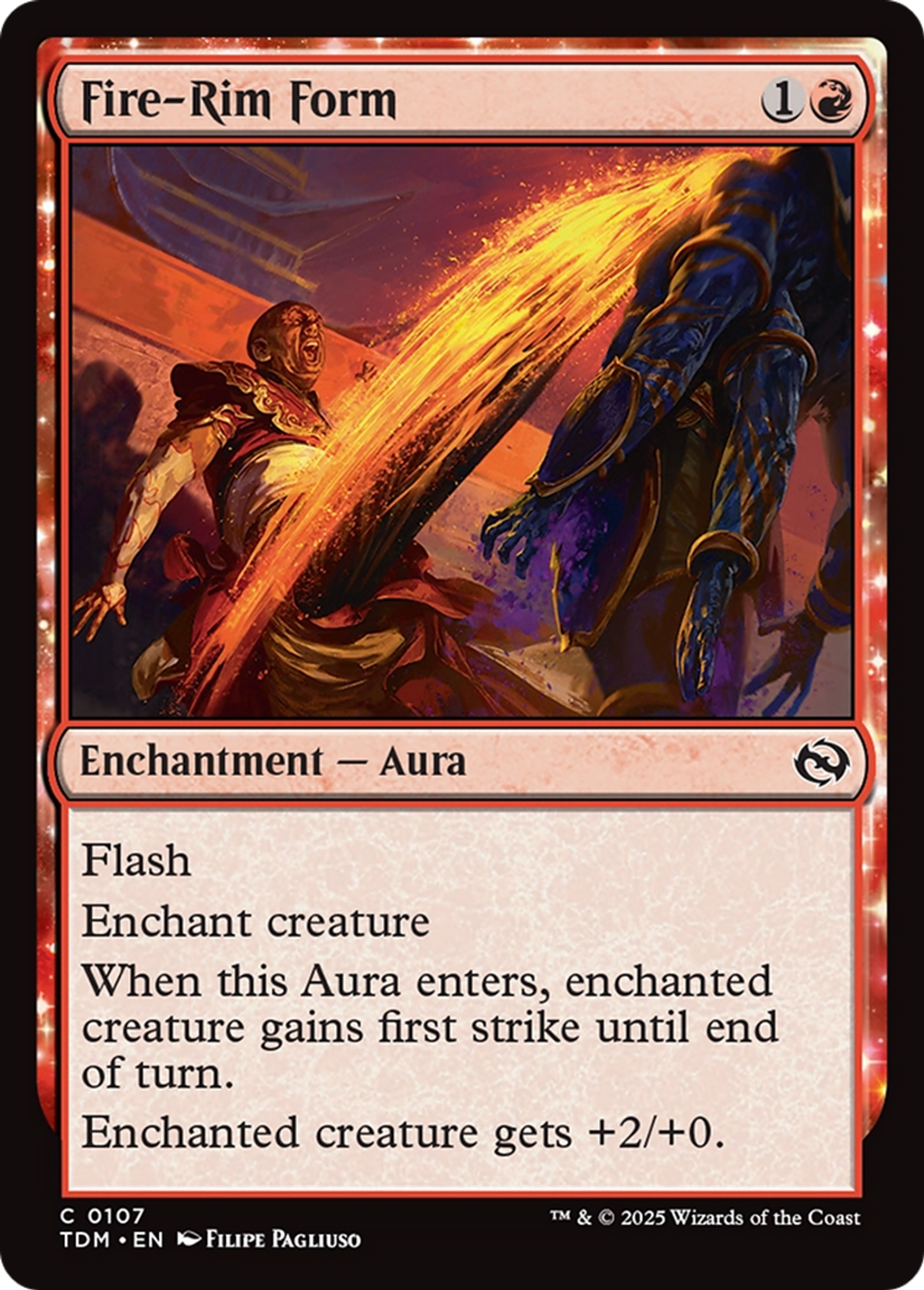 Forme de la Frange ardente — Tarkir: Dragonstorm — Magic: The Gathering