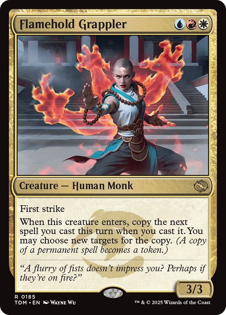Flamehold Grappler — Tarkir: Dragonstorm — Magic: The Gathering