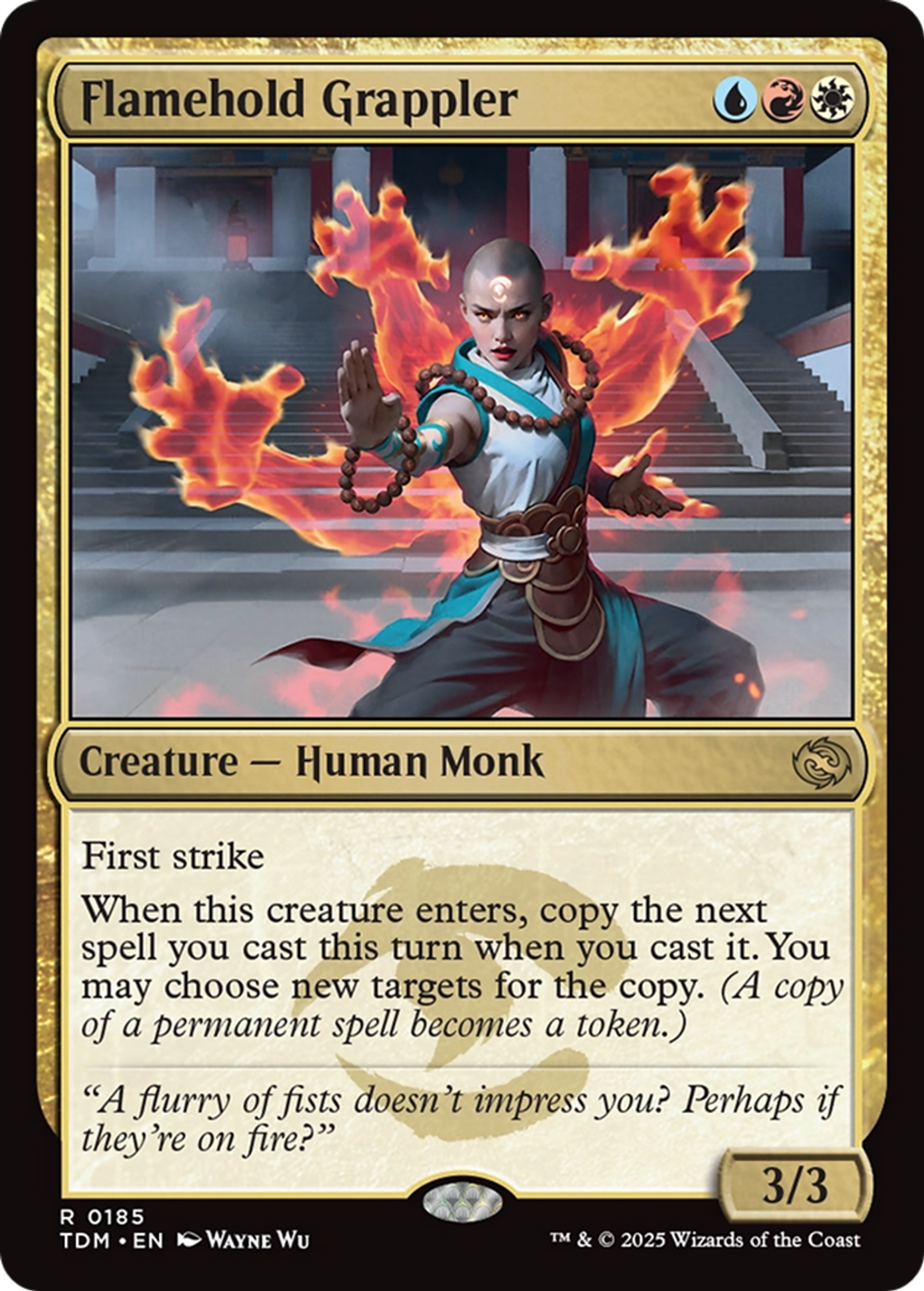 Flamehold Grappler — Tarkir: Dragonstorm — Magic: The Gathering