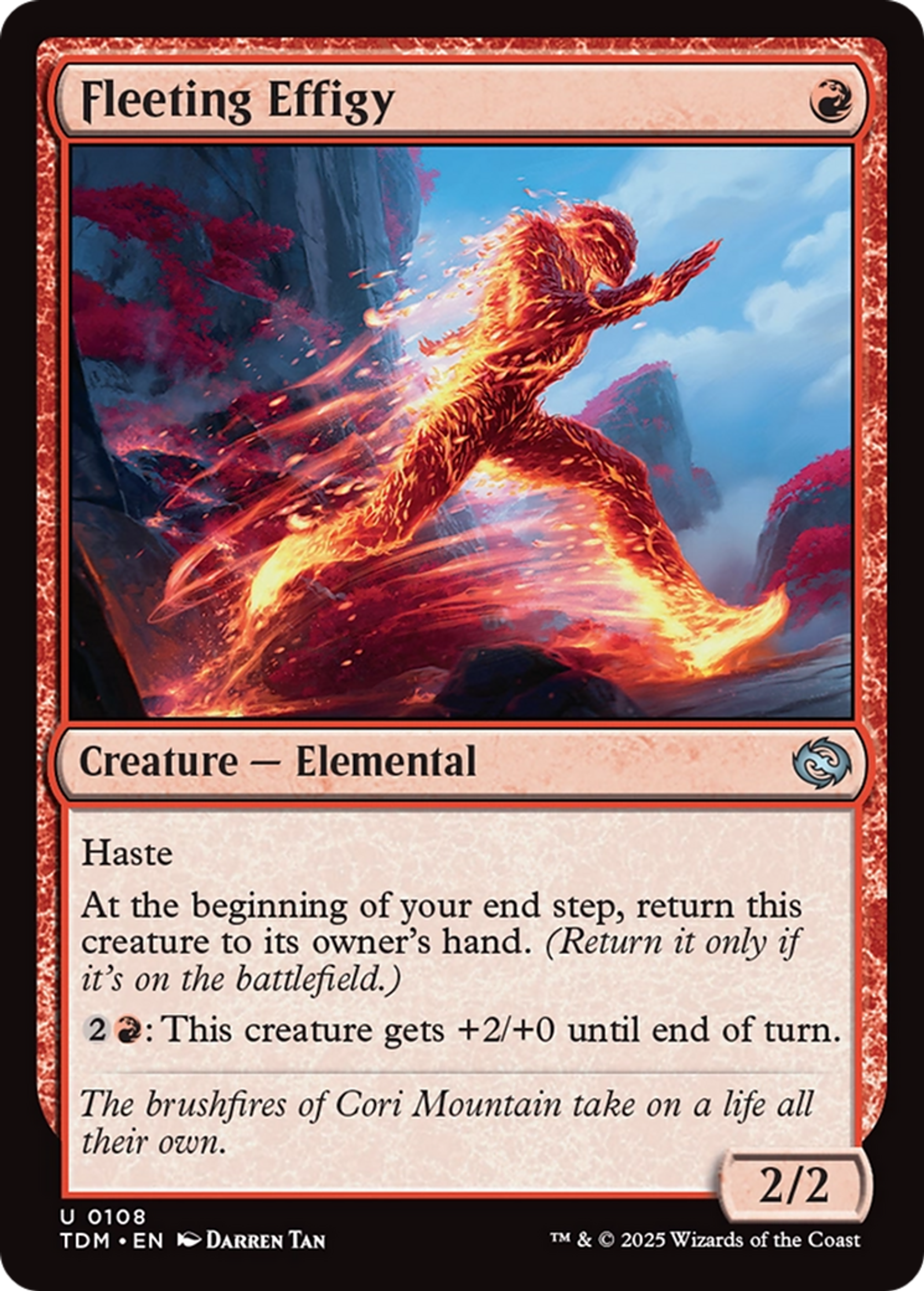 Fleeting Effigy — Tarkir: Dragonstorm — Magic: The Gathering