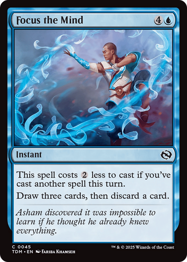 Focus the Mind — Tarkir: Dragonstorm — Magic: The Gathering