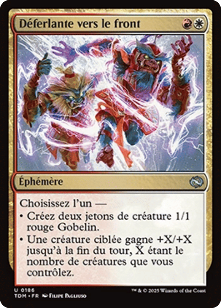 Déferlante vers le front — Tarkir: Dragonstorm — Magic: The Gathering