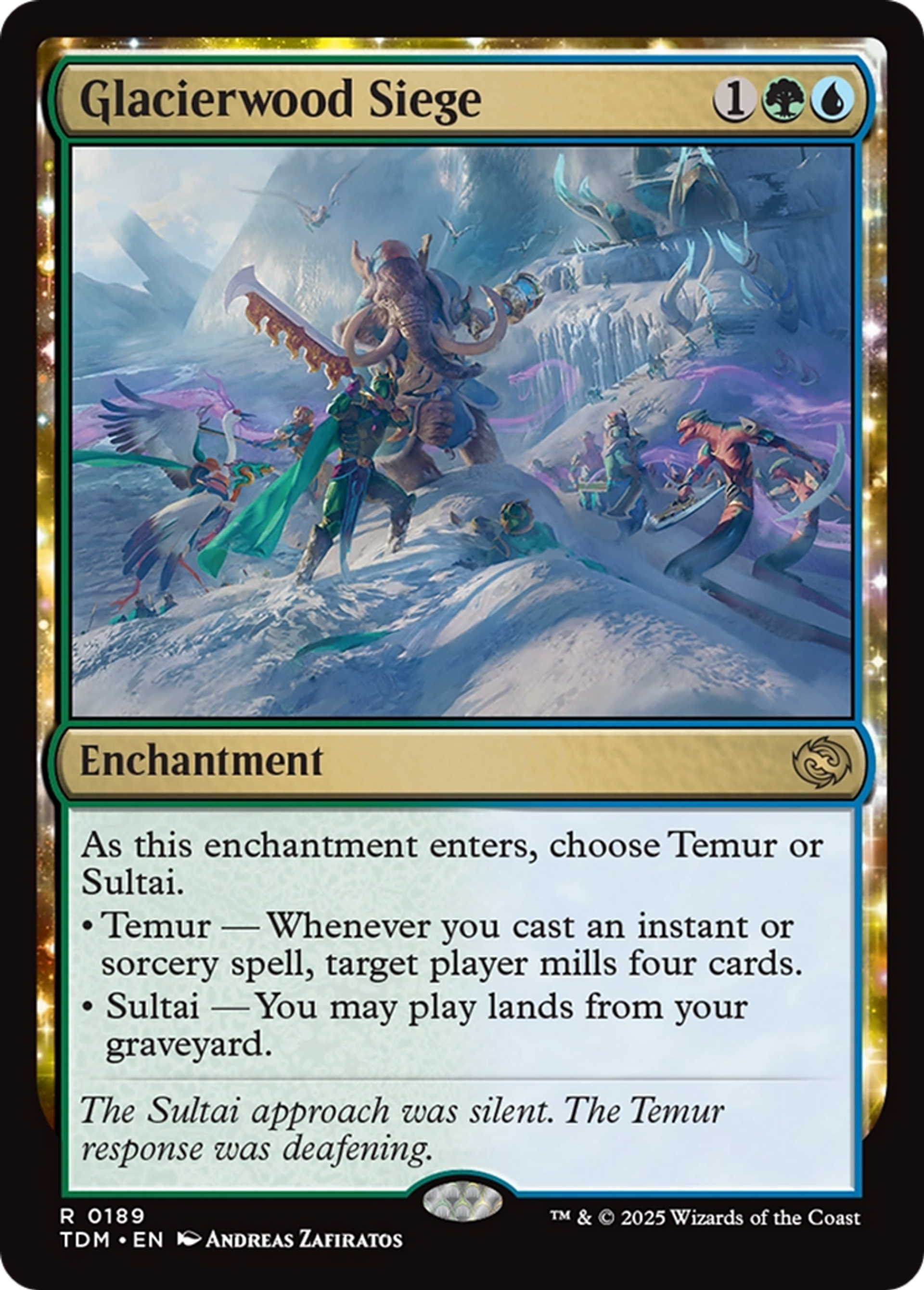 Glacierwood Siege — Tarkir: Dragonstorm — Magic: The Gathering