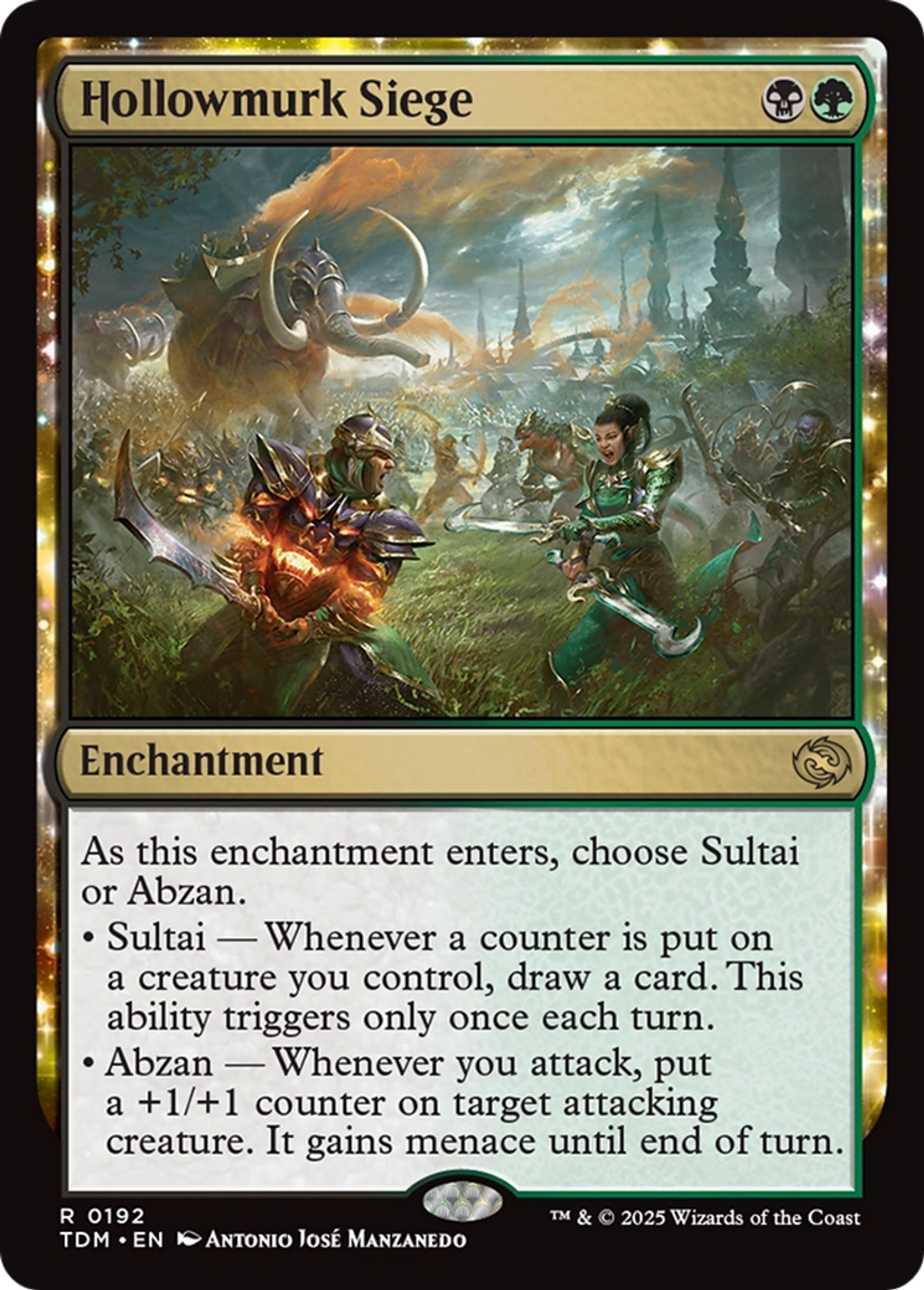 Siège de Mornecreux — Tarkir: Dragonstorm — Magic: The Gathering