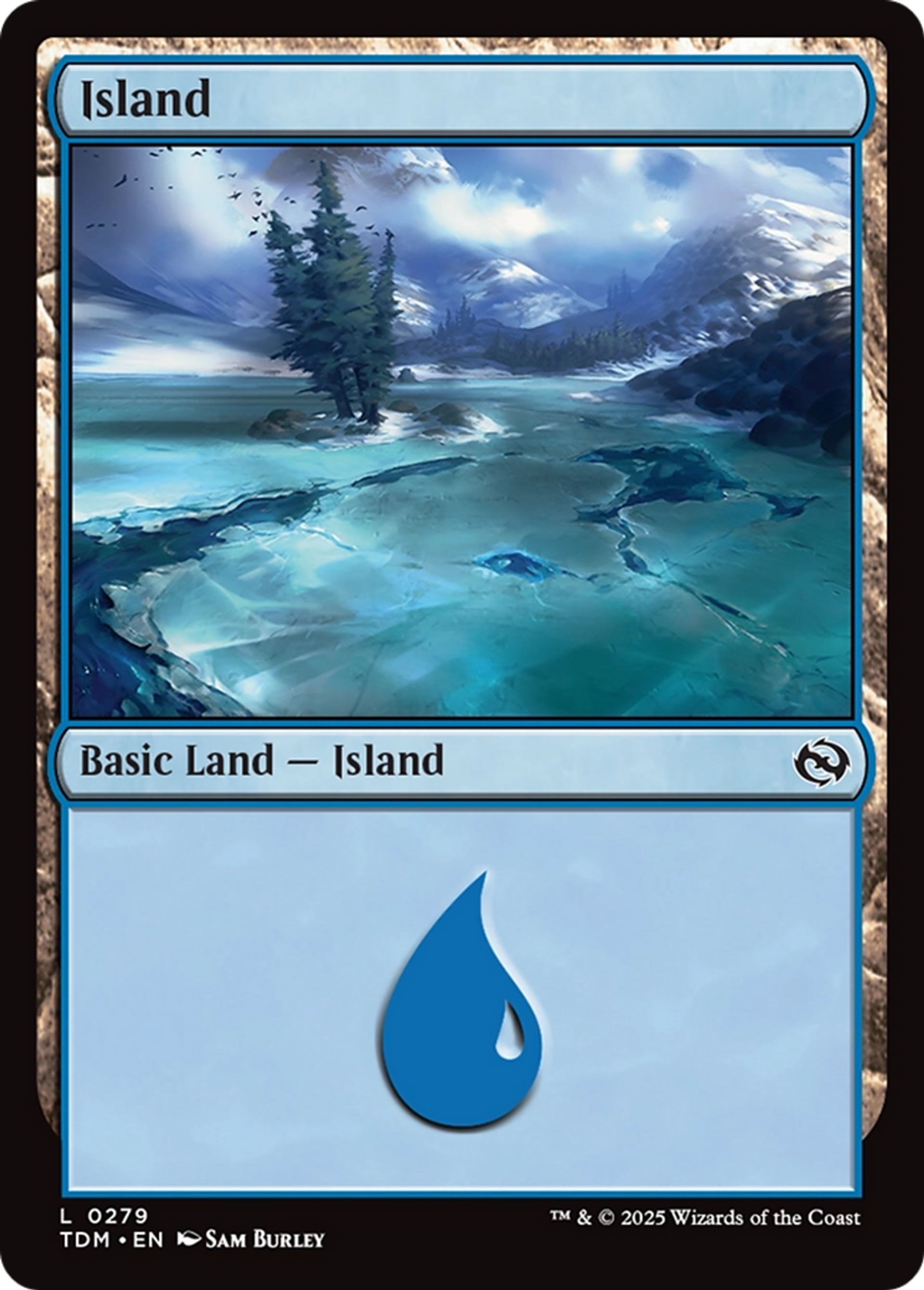 Island — Tarkir: Dragonstorm — Magic: The Gathering