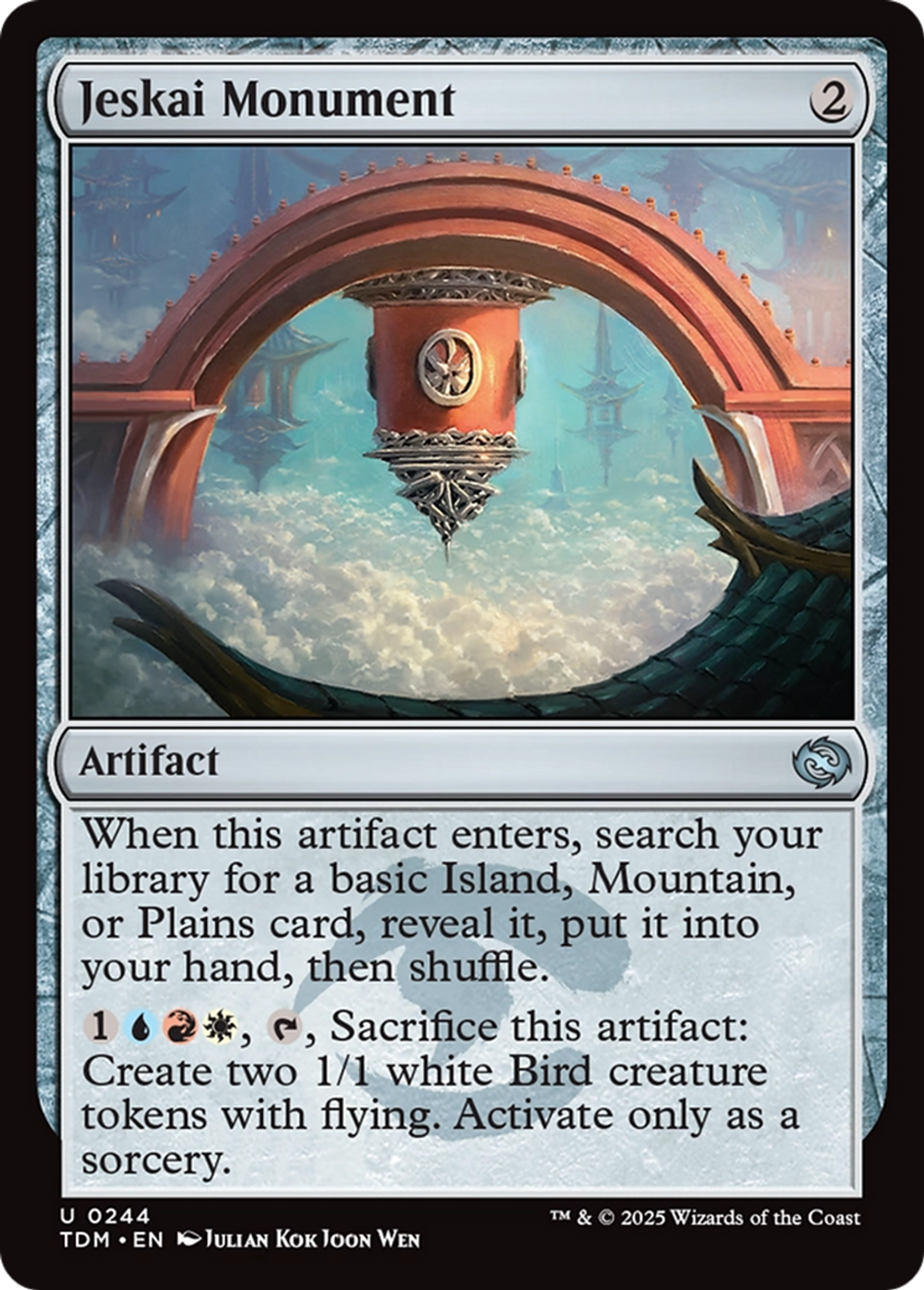 Jeskai Monument — Tarkir: Dragonstorm — Magic: The Gathering