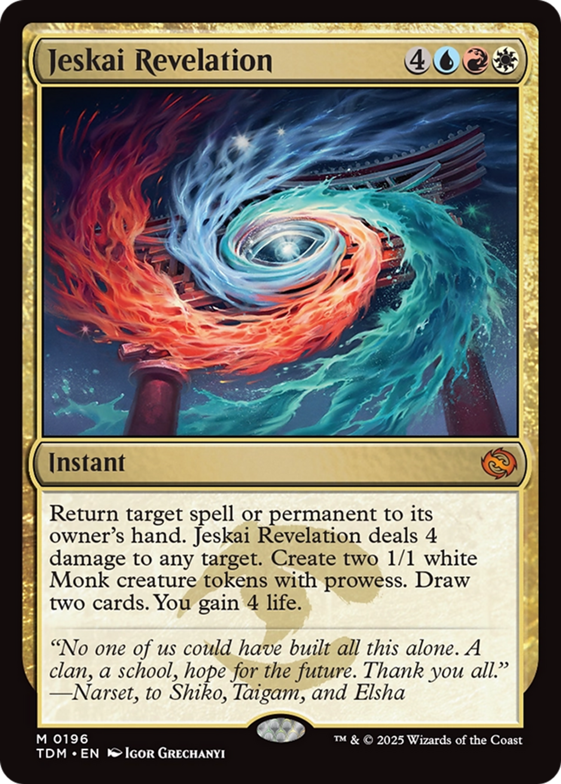 Jeskai Revelation — Tarkir: Dragonstorm — Magic: The Gathering