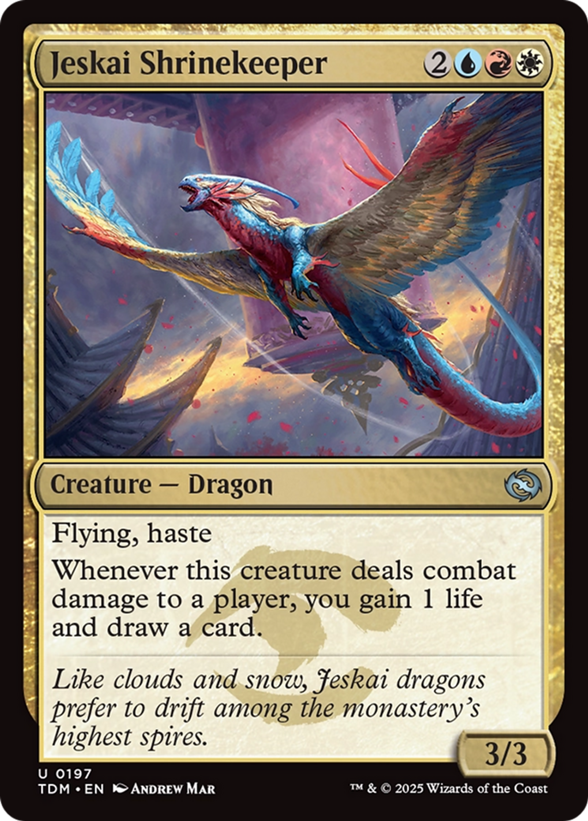 Gardien de reliquaire jeskaï — Tarkir: Dragonstorm — Magic: The Gathering