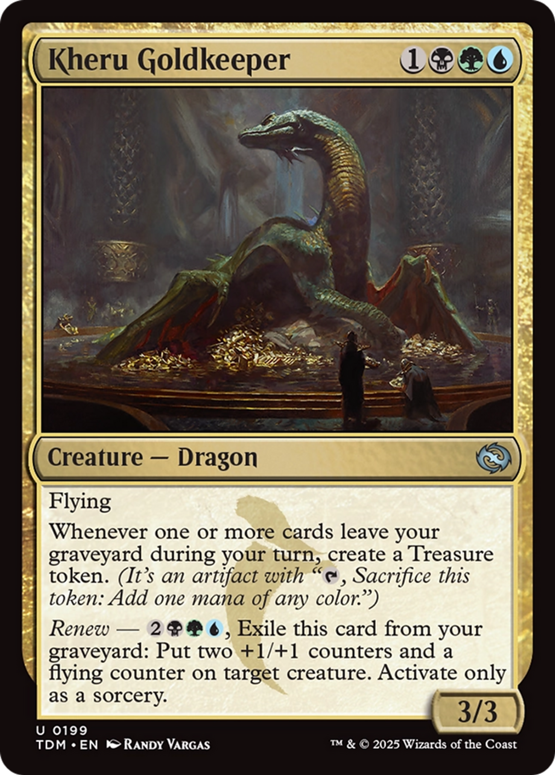 Kheru Goldkeeper — Tarkir: Dragonstorm — Magic: The Gathering