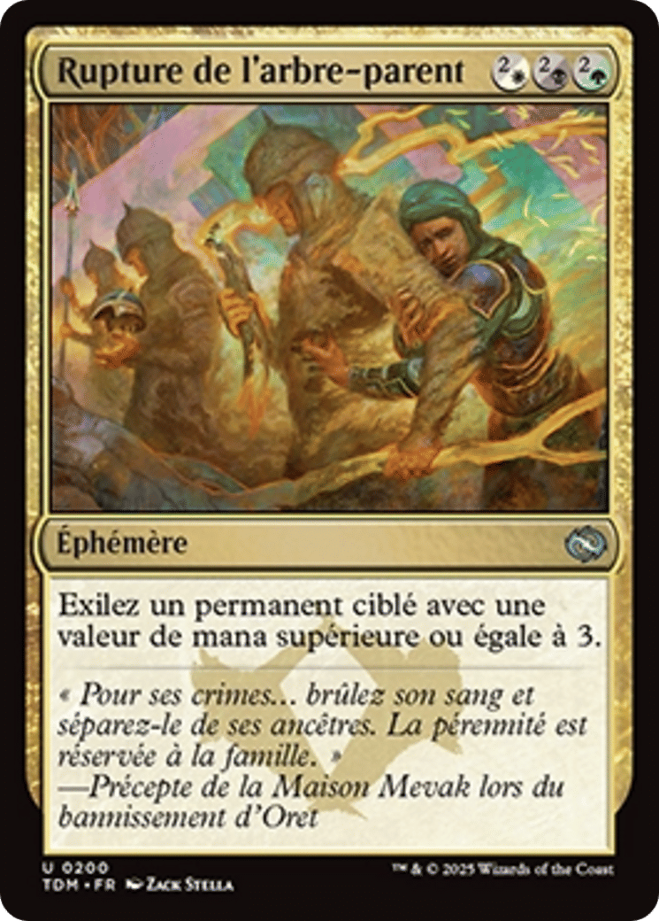 Rupture de l'arbre-parent — Tarkir: Dragonstorm — Magic: The Gathering