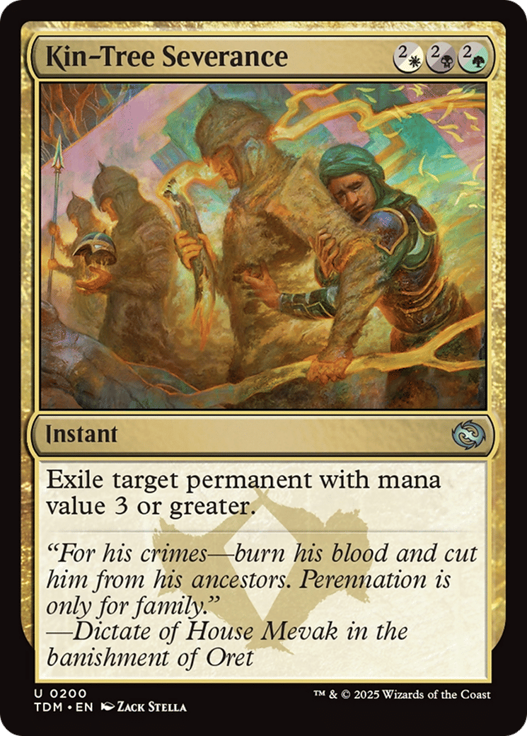 Kin-Tree Severance — Tarkir: Dragonstorm — Magic: The Gathering
