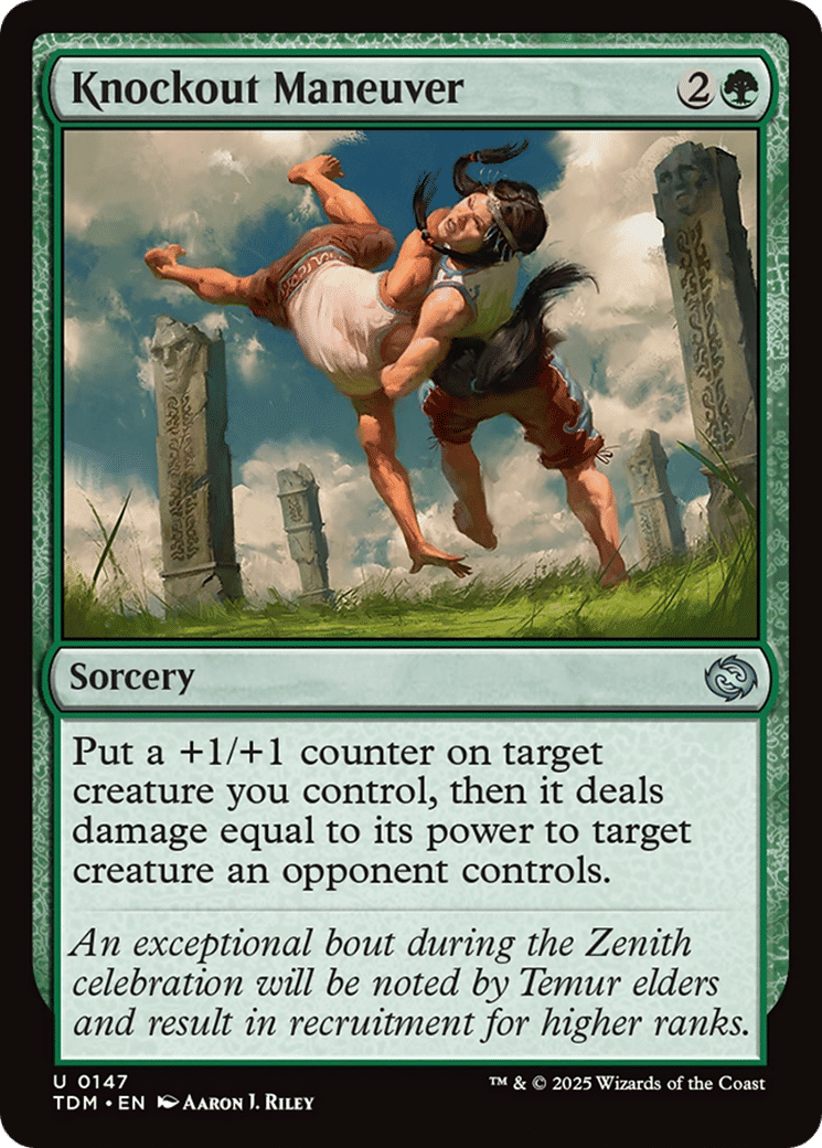 Knockout Maneuver — Tarkir: Dragonstorm — Magic: The Gathering