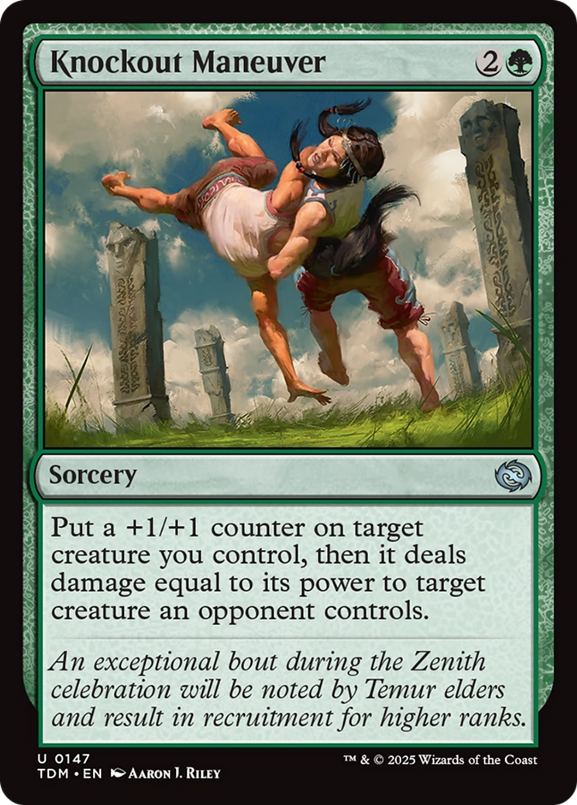 Knockout Maneuver — Tarkir: Dragonstorm — Magic: The Gathering