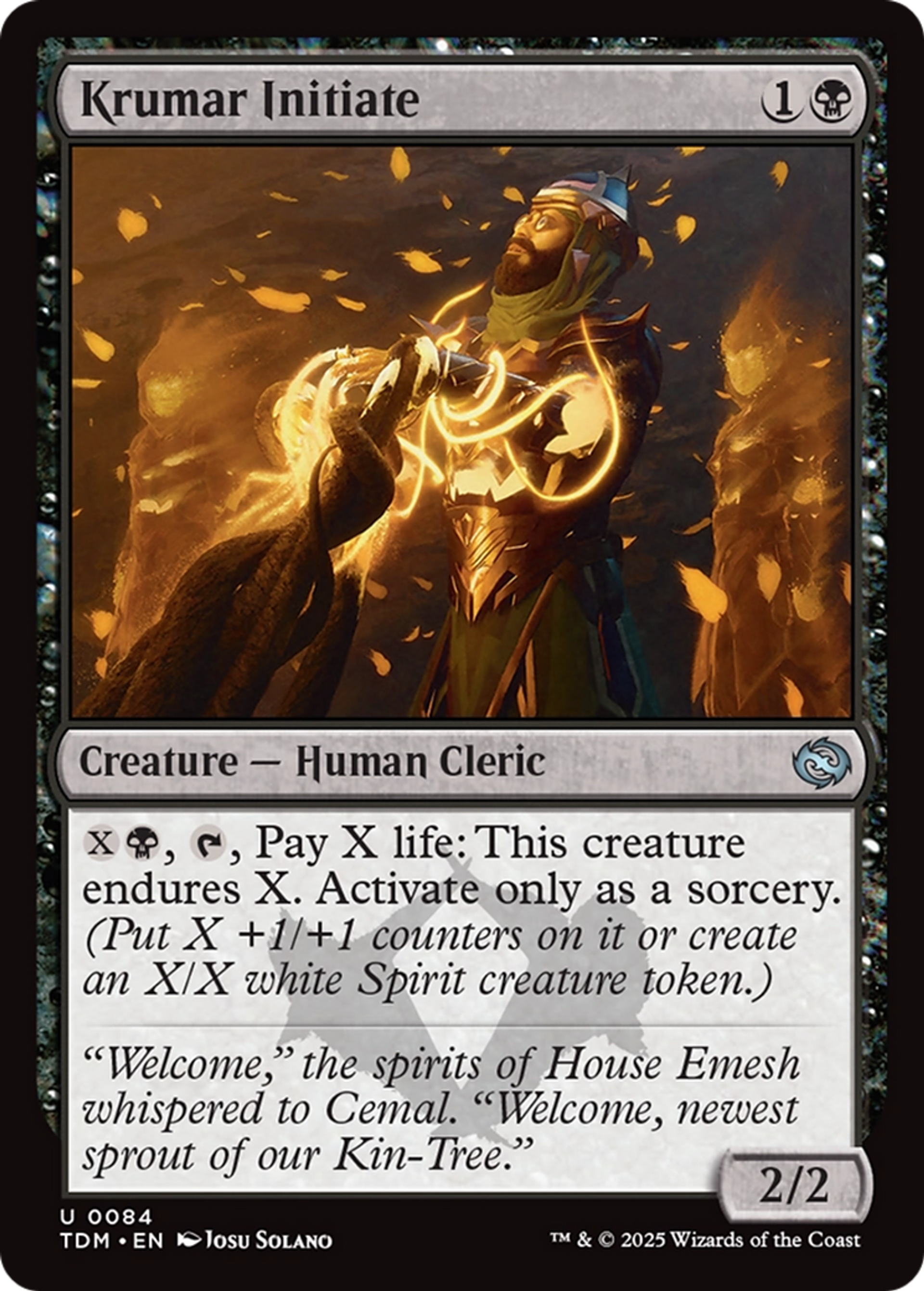 Krumar Initiate — Tarkir: Dragonstorm — Magic: The Gathering
