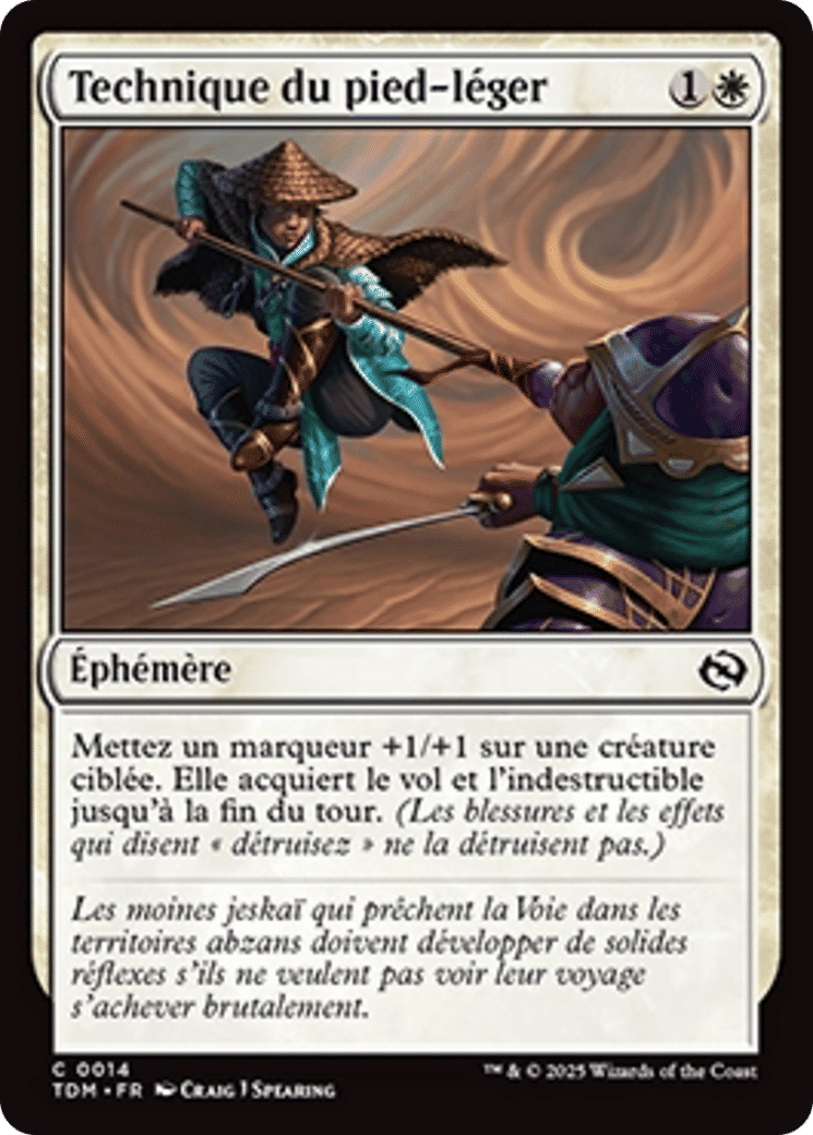 Technique du pied-léger — Tarkir: Dragonstorm — Magic: The Gathering