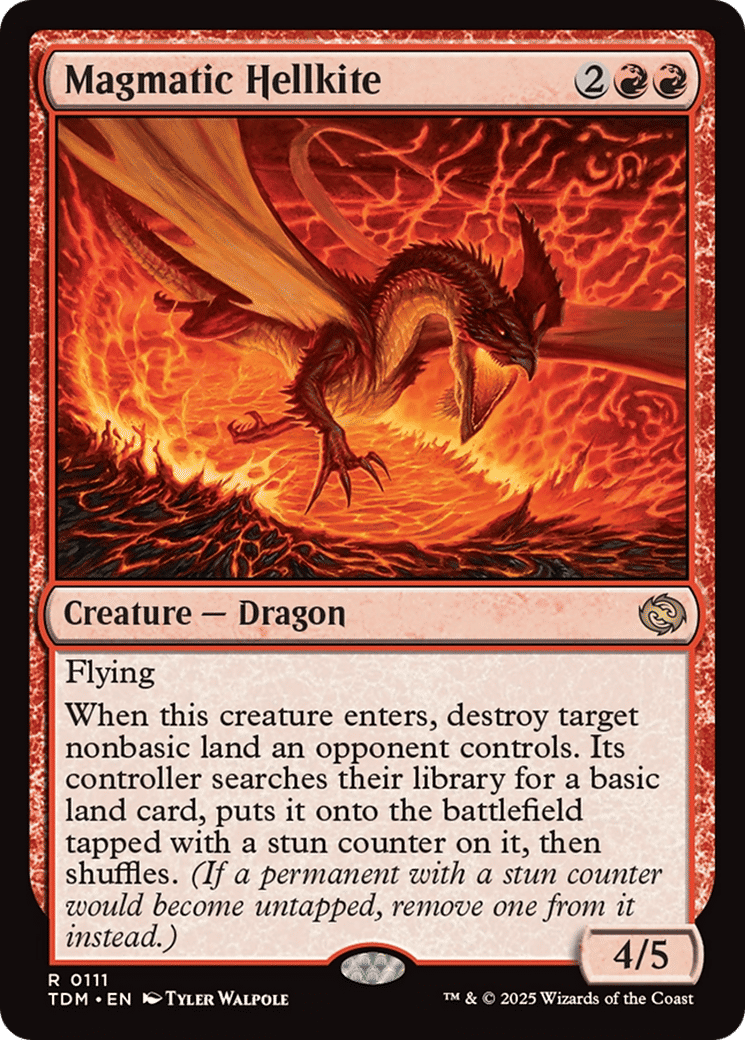 Magmatic Hellkite — Tarkir: Dragonstorm — Magic: The Gathering