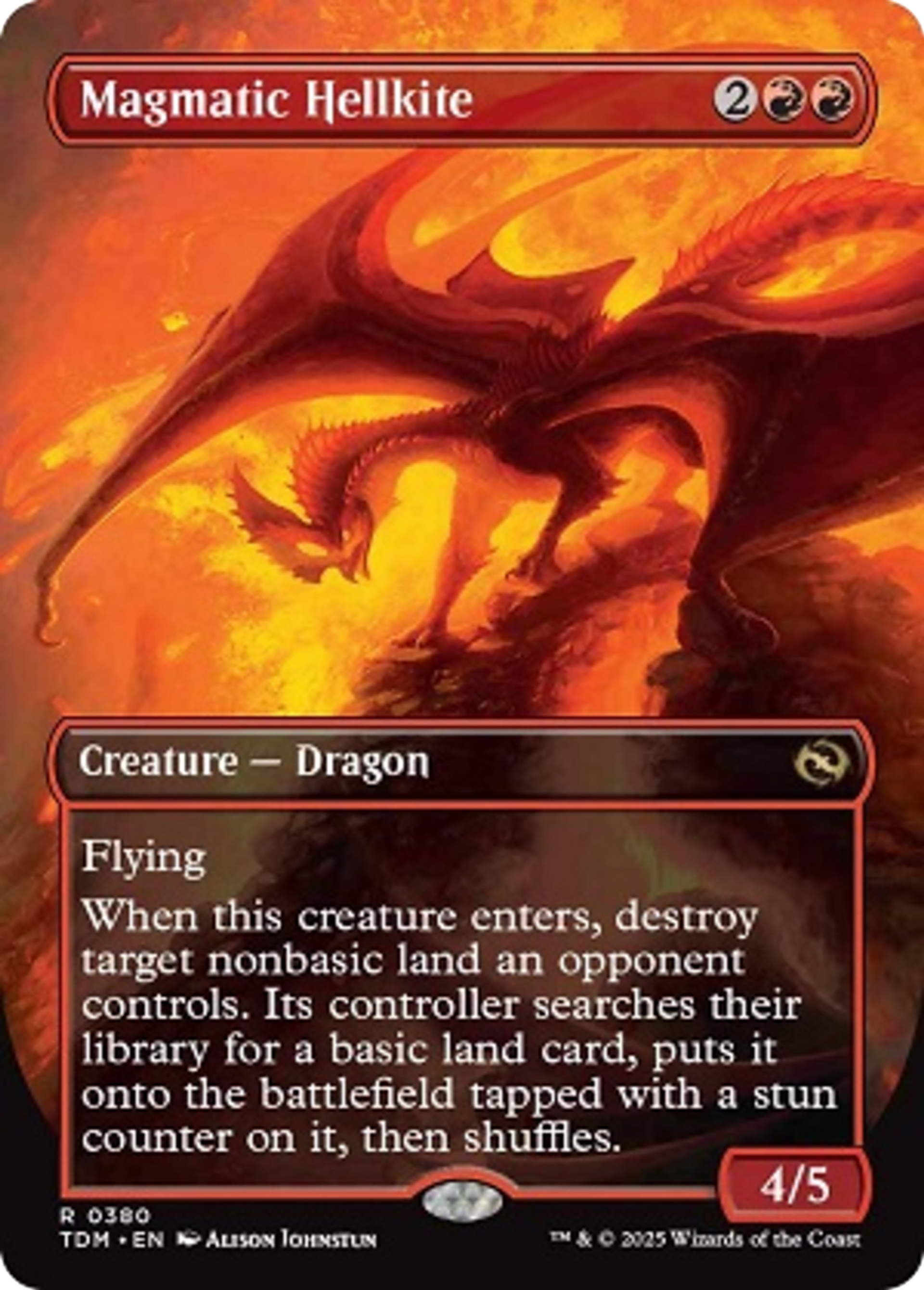 Escouflenfer magmatique — Tarkir: Dragonstorm — Magic: The Gathering