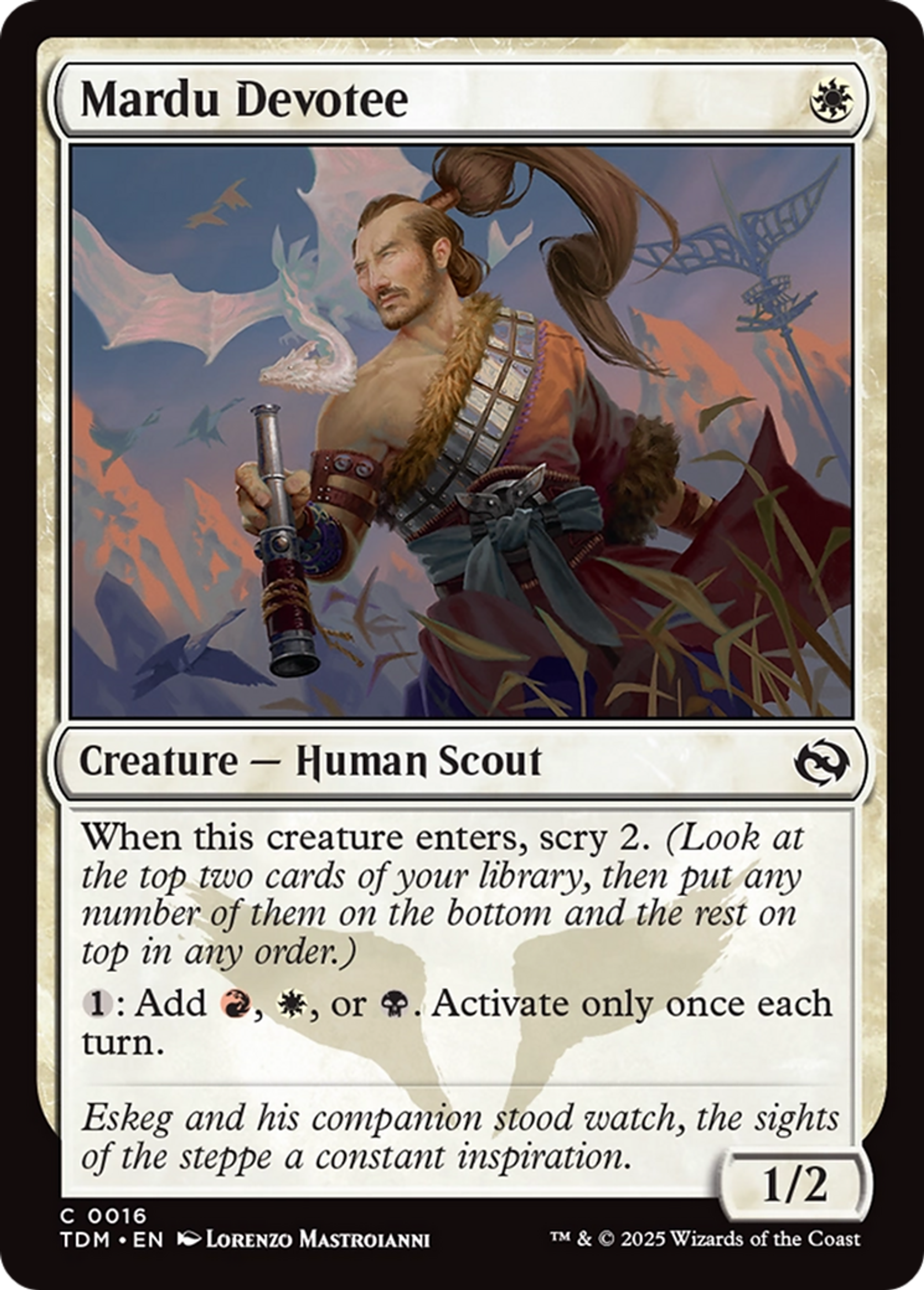 Fervent marduen — Tarkir: Dragonstorm — Magic: The Gathering