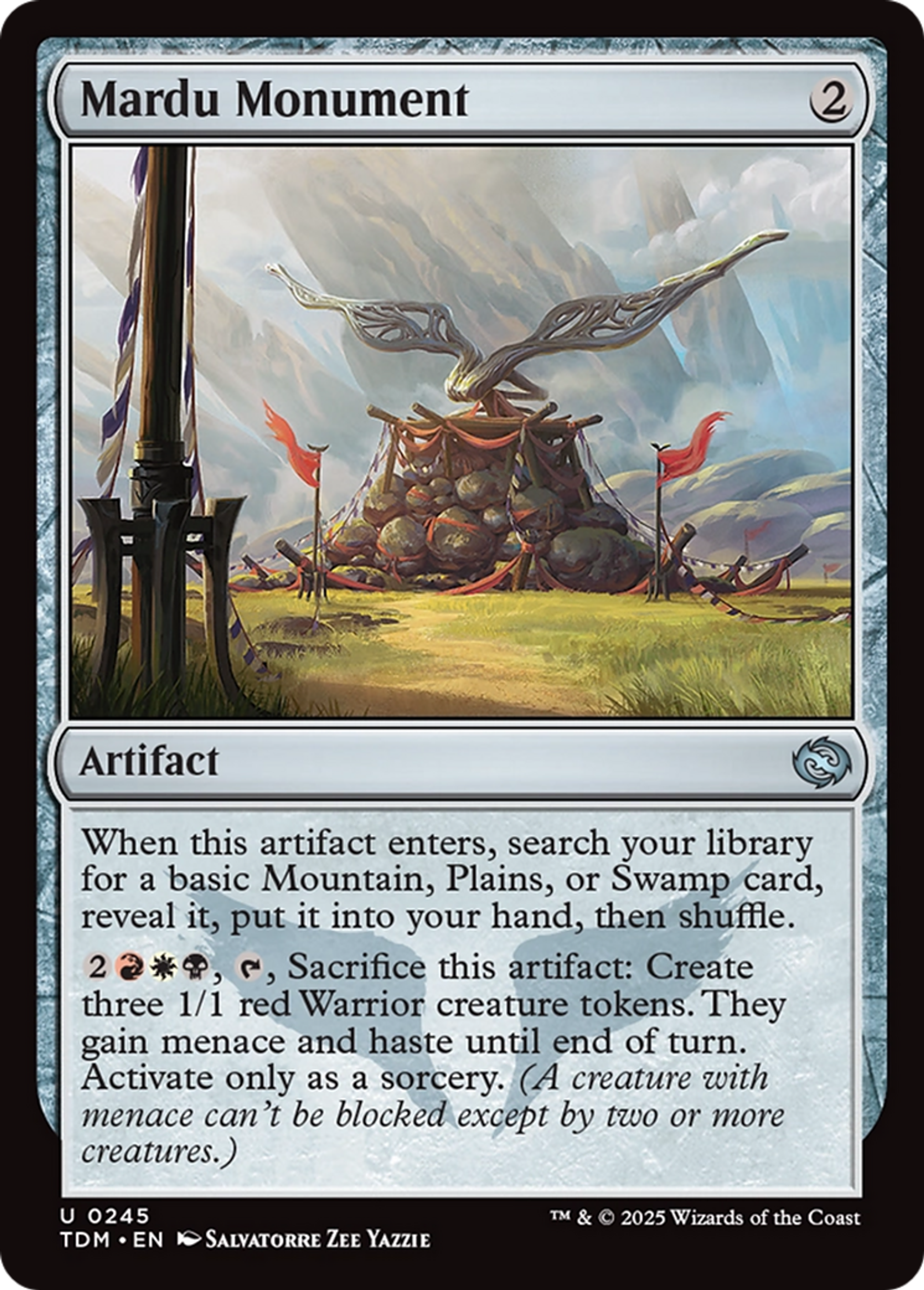 Mardu Monument — Tarkir: Dragonstorm — Magic: The Gathering