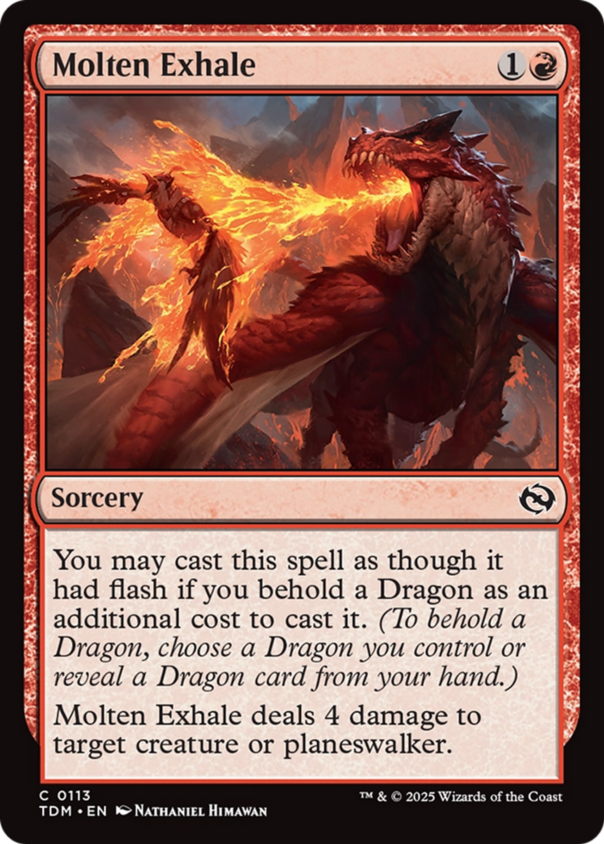 Molten Exhale — Tarkir: Dragonstorm — Magic: The Gathering