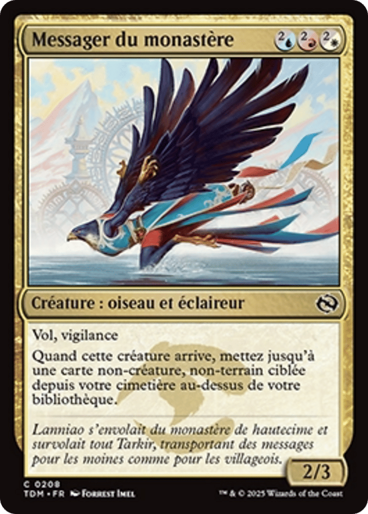 Messager du monastère — Tarkir: Dragonstorm — Magic: The Gathering