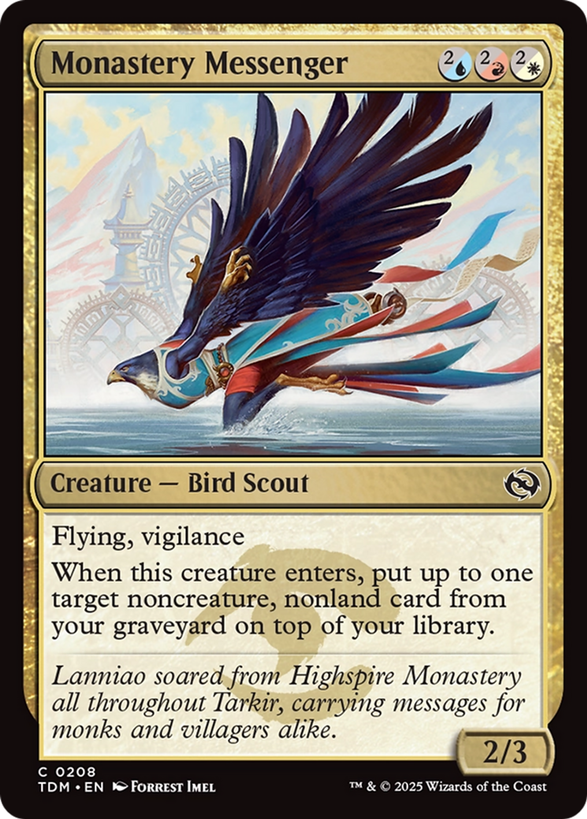 Monastery Messenger — Tarkir: Dragonstorm — Magic: The Gathering