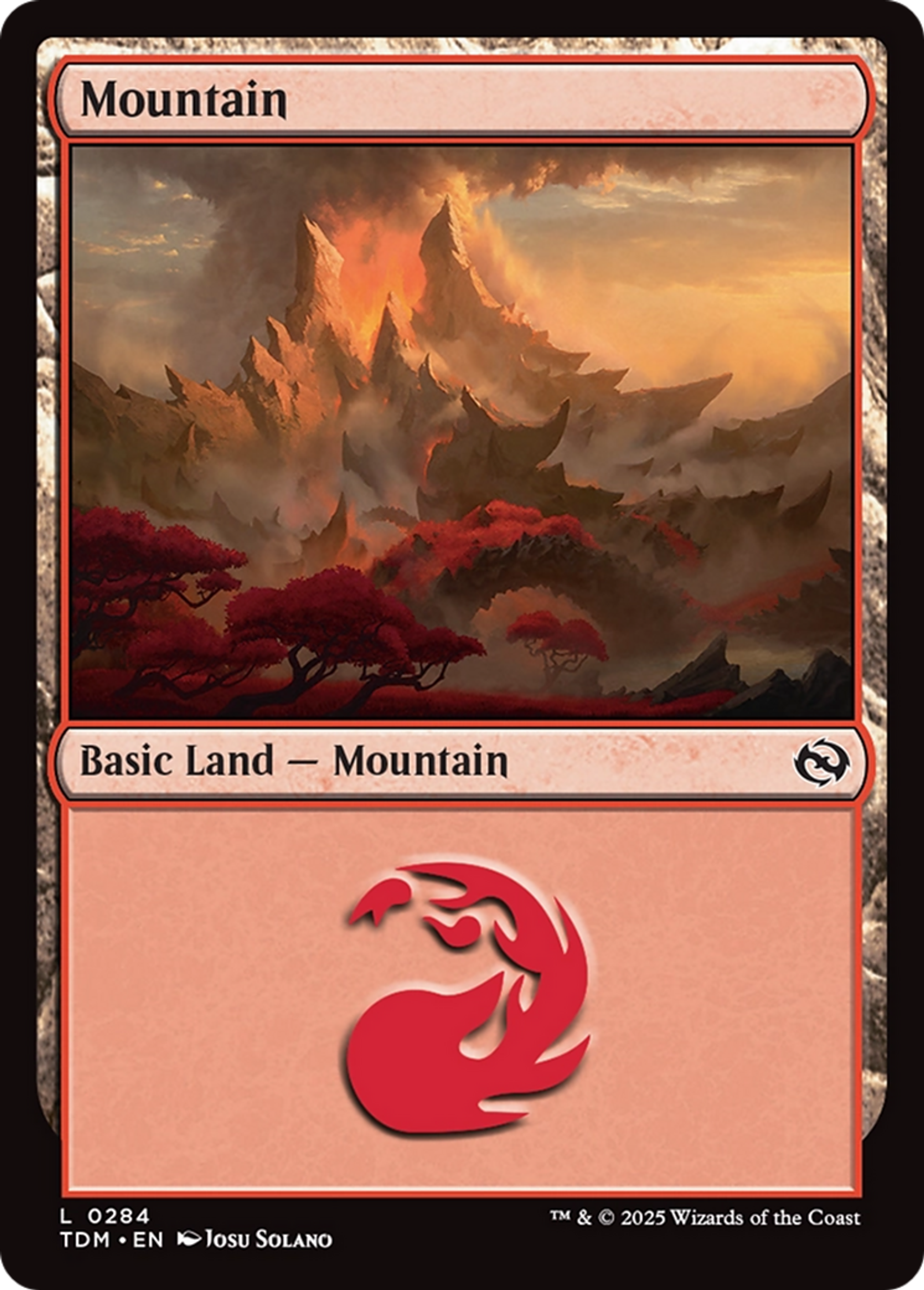 Mountain — Tarkir: Dragonstorm — Magic: The Gathering