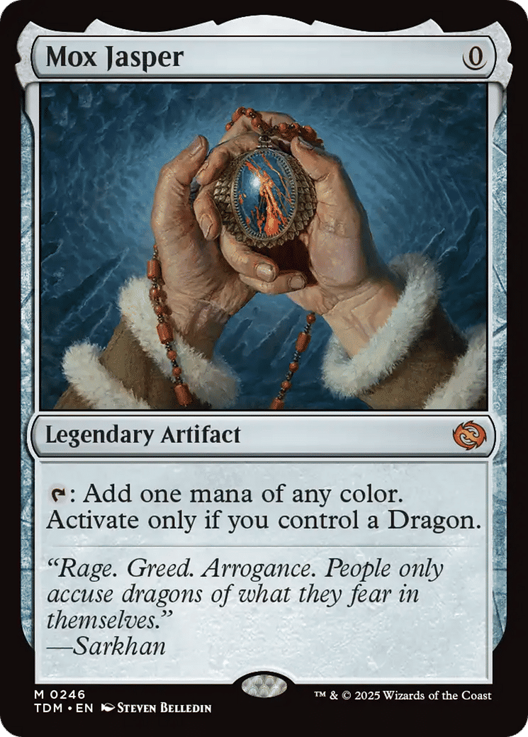Mox Jasper — Tarkir: Dragonstorm — Magic: The Gathering