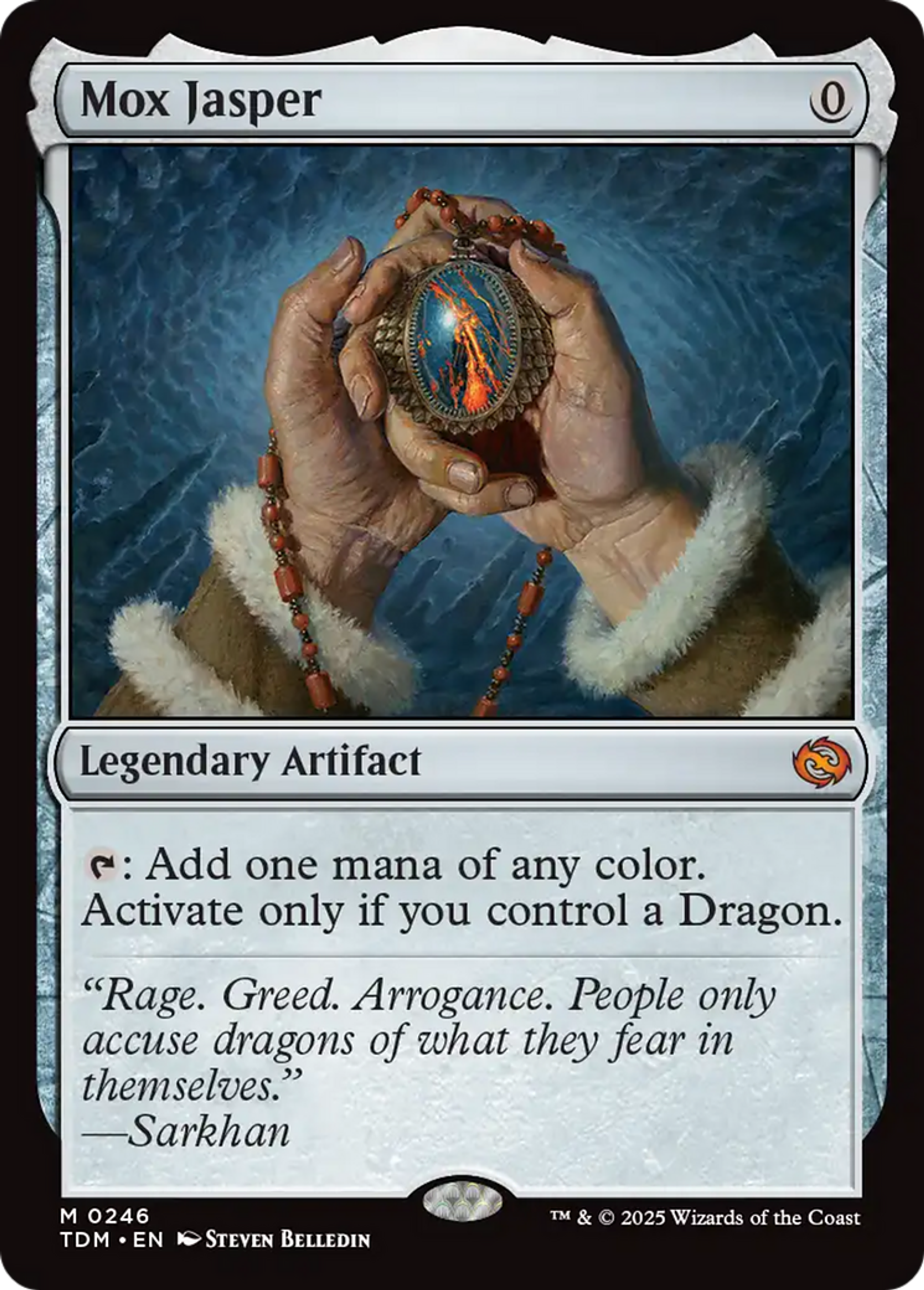 Mox de jaspe — Tarkir: Dragonstorm — Magic: The Gathering