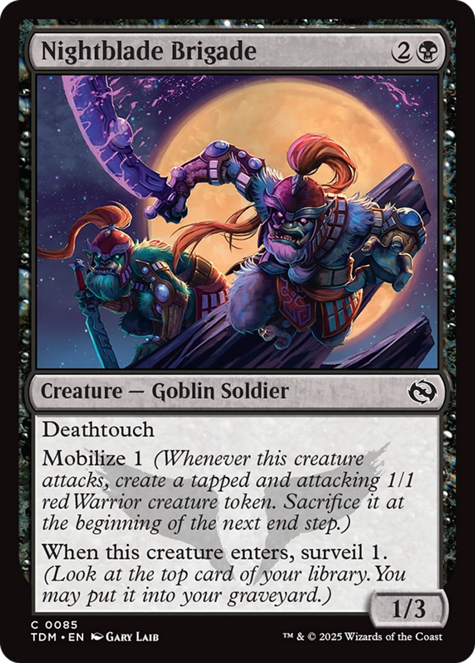 Nightblade Brigade — Tarkir: Dragonstorm — Magic: The Gathering