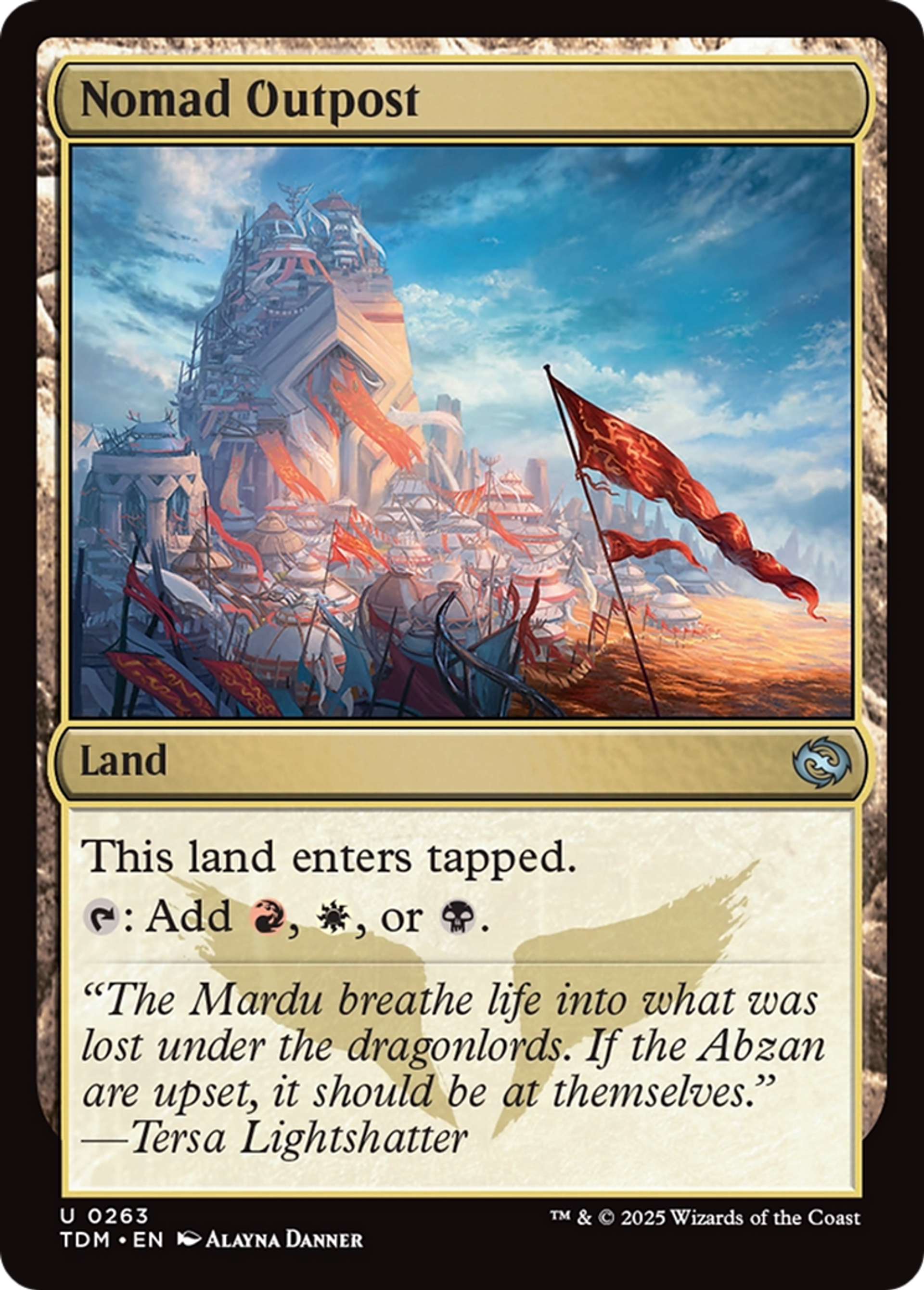 Nomad Outpost — Tarkir: Dragonstorm — Magic: The Gathering