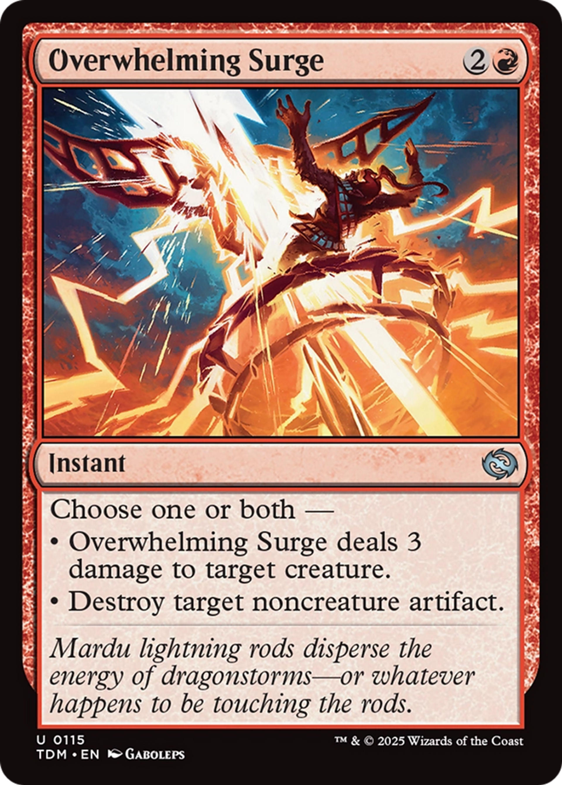 Déferlement écrasant — Tarkir: Dragonstorm — Magic: The Gathering