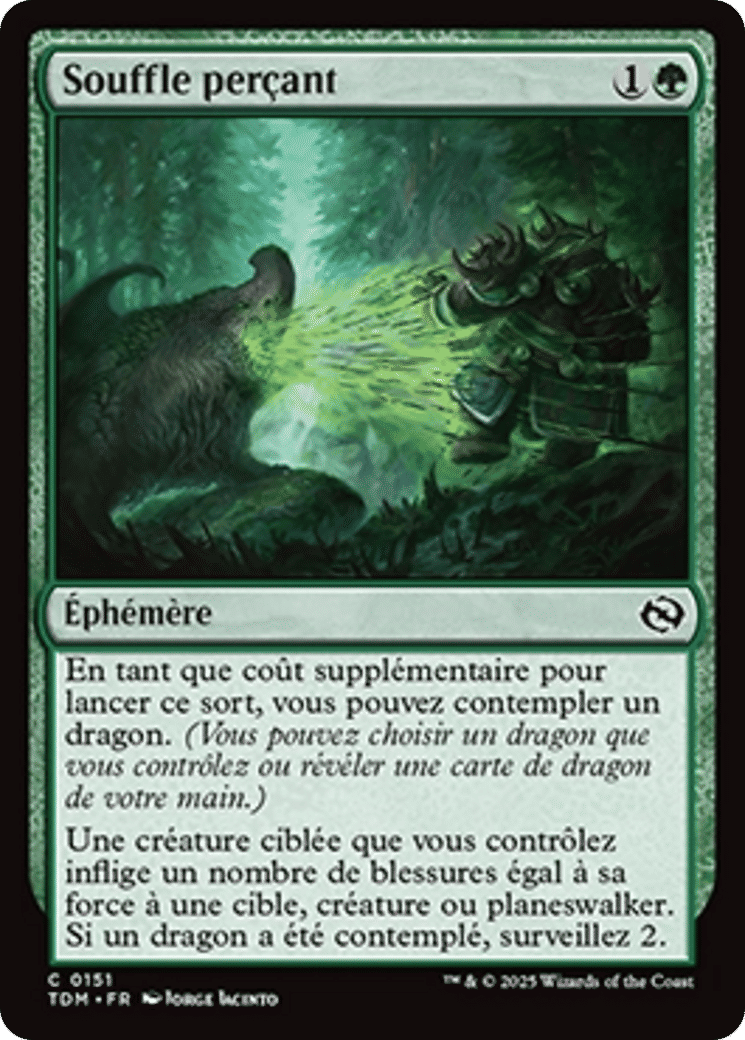 Souffle perçant — Tarkir: Dragonstorm — Magic: The Gathering